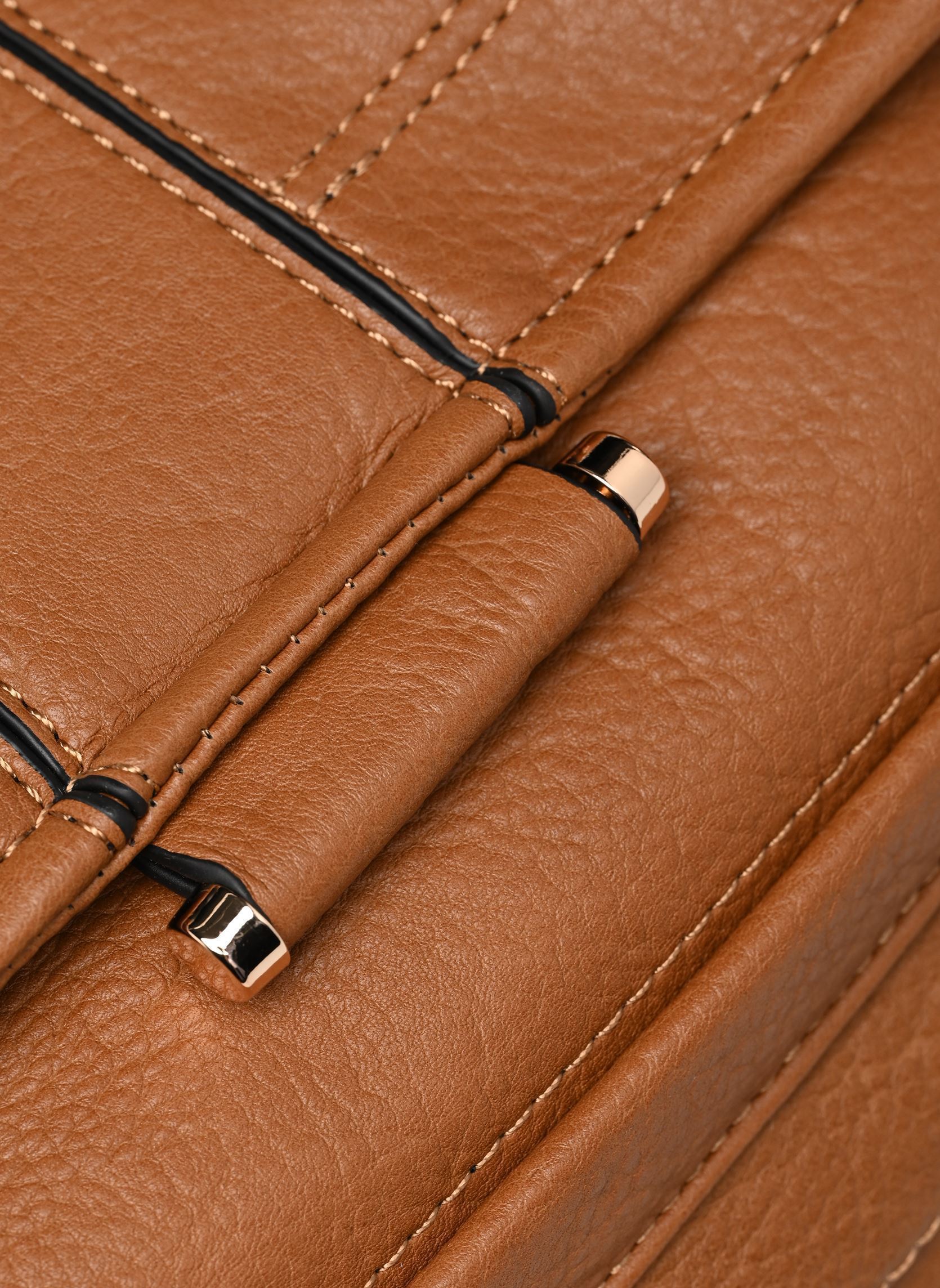 Schoudertassen sac Badou dames bruin MADE BY Schoudertassen sac Badou dames bruin CAMEL