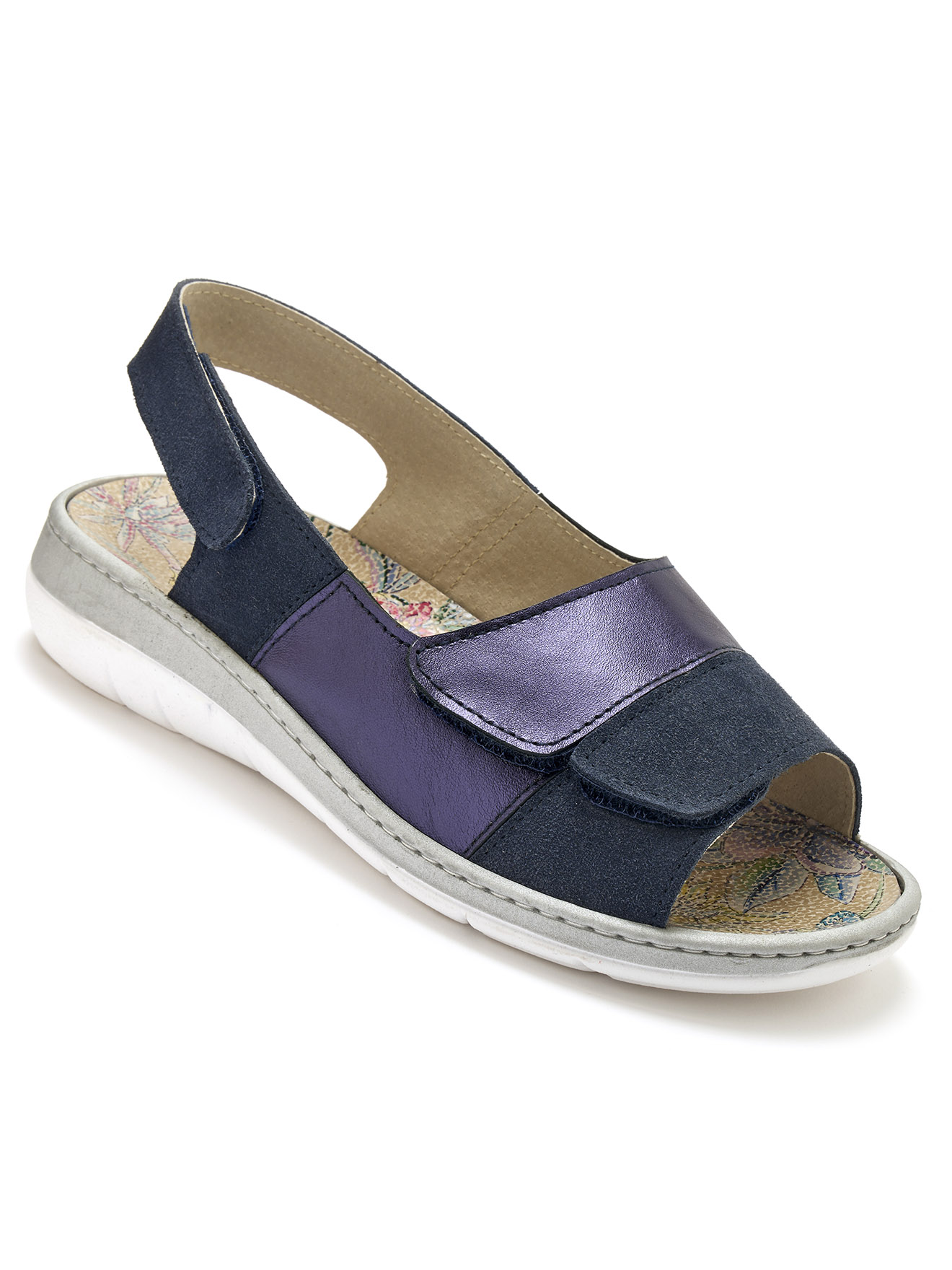 Sandales SANDALES femme bleu Pediconfort Sandales SANDALES femme bleu Bleu marine