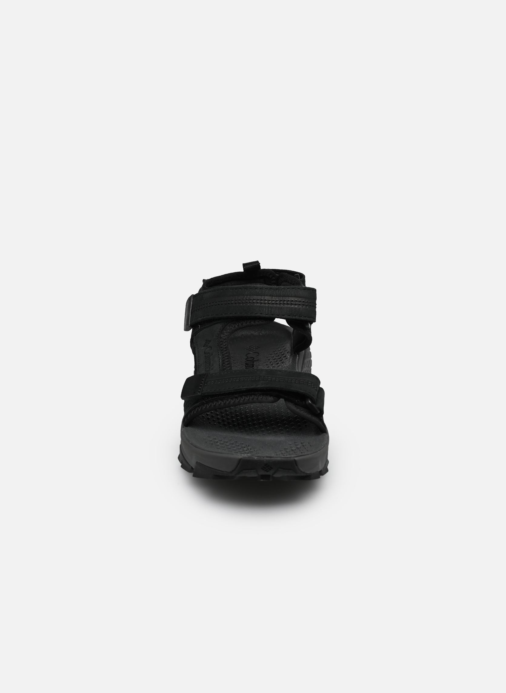 Sandalen en muilen PEAKFREAK RUSH SANDAL LEA heren zwart Columbia Sandalen en muilen PEAKFREAK RUSH SANDAL LEA heren zwart BLACK, DARK GREY