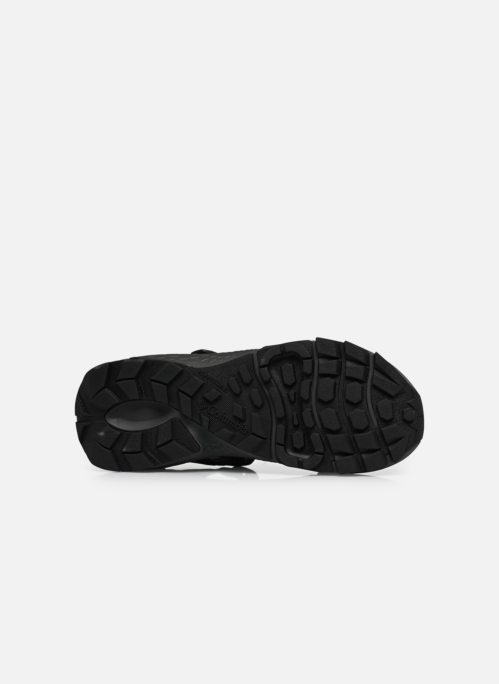 Sandalen en muilen PEAKFREAK RUSH SANDAL LEA heren zwart Columbia Sandalen en muilen PEAKFREAK RUSH SANDAL LEA heren zwart BLACK, DARK GREY
