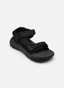 Sandalen en muilen PEAKFREAK RUSH SANDAL LEA heren zwart Columbia Sandalen en muilen PEAKFREAK RUSH SANDAL LEA heren zwart BLACK, DARK GREY