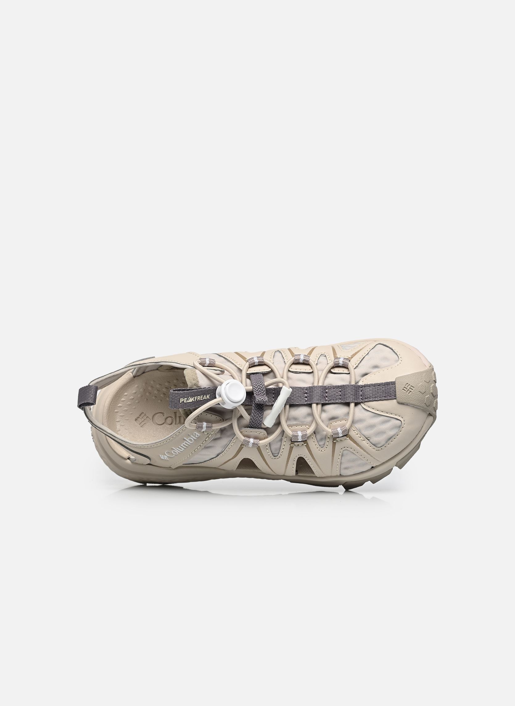 Sandalen PEAKFREAK RUSH SHANDAL W damen beige Columbia Sandalen PEAKFREAK RUSH SHANDAL W damen beige Dark Stone, Granite Purple