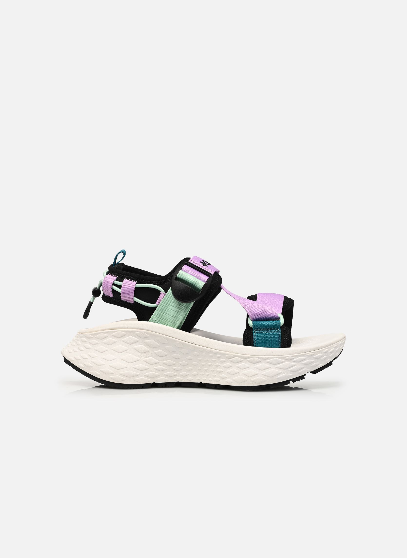 Flache Sandalen KONOS ELEVATE STRAP SANDAL damen mehrfarbig Columbia Flache Sandalen KONOS ELEVATE STRAP SANDAL damen mehrfarbig Black, Sea Ice