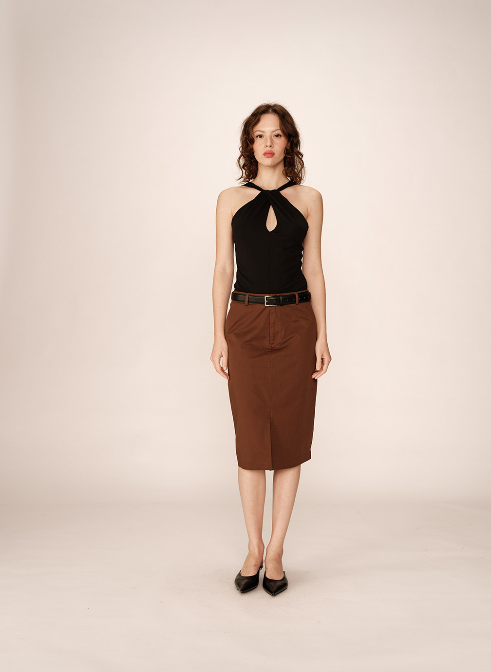 Jupe Marron Femme JDY Hiraz | Espace des marques Jupe Marron Femme JDY Hiraz | Espace des marques
