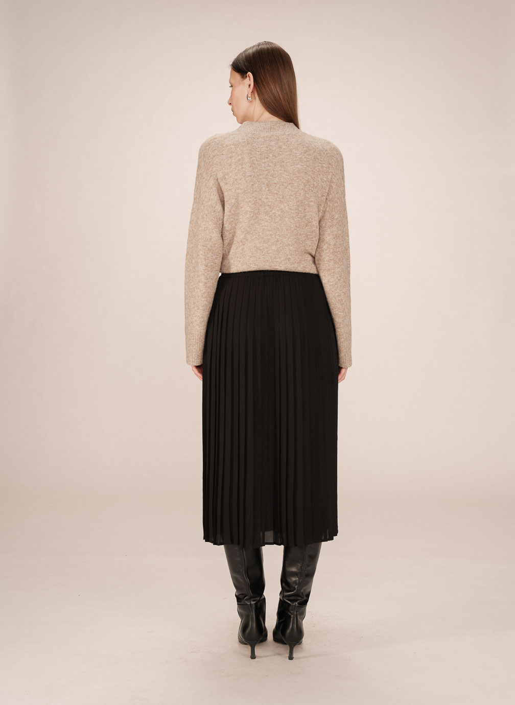 Jupe Mi-longue Viyella Femme S - Noire - Ligne A - Petite Taille - État Excellent