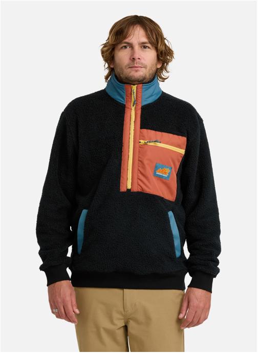 Billabong Sweats à capuche Boundary Peak homme noir