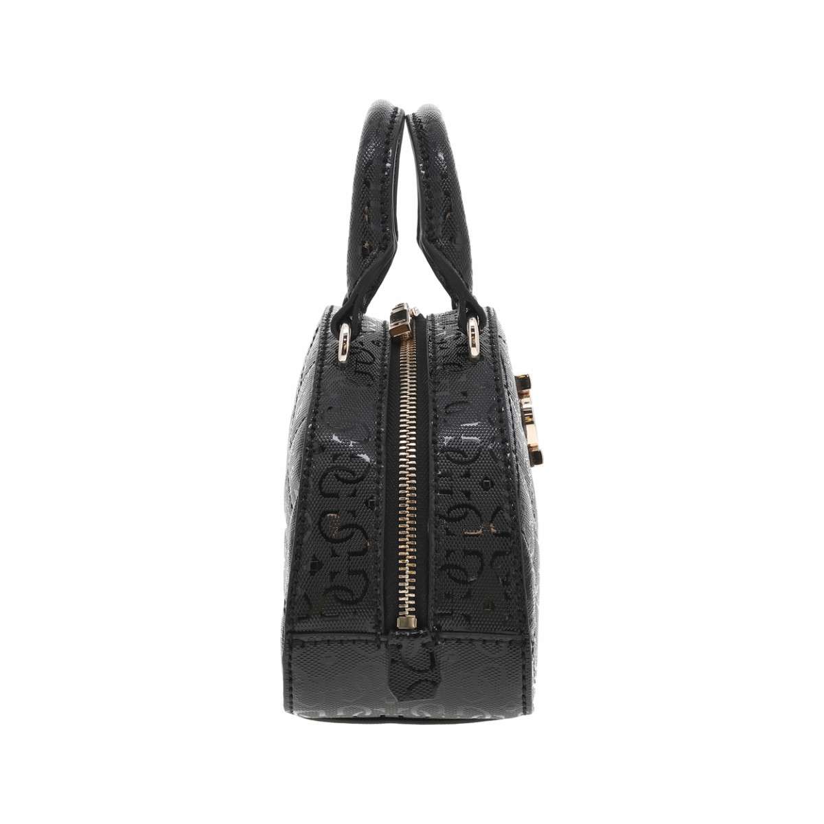 Sac à Main Rayé Noir Et Blanc Avec Nœud - Taille Moyen, Anses Simili, Neuf Sans étiquette