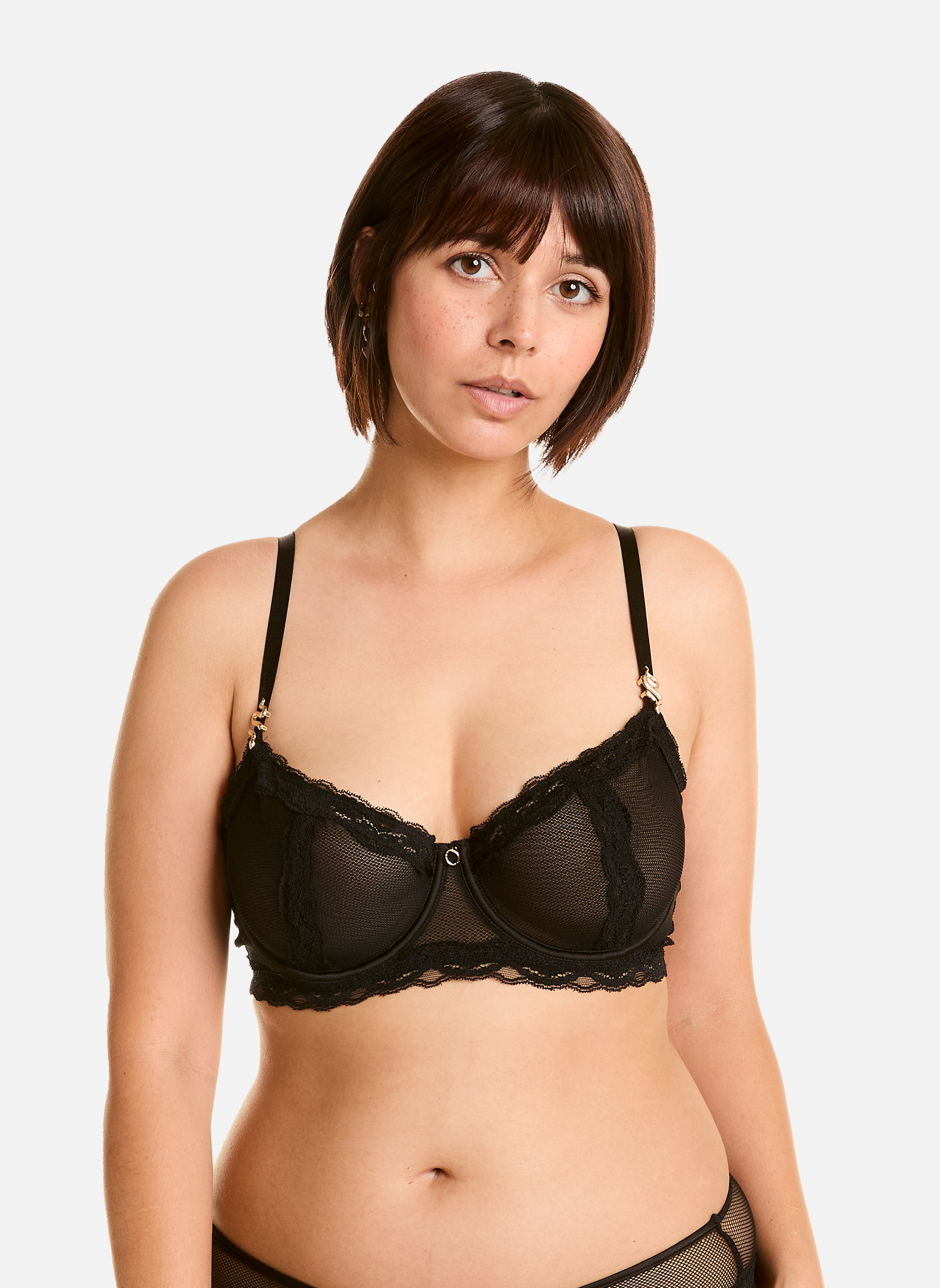 Brassières Soutien-gorge corbeille noir Poison femme noir Pomm'Poire Brassières Soutien-gorge corbeille noir Poison femme noir Noir