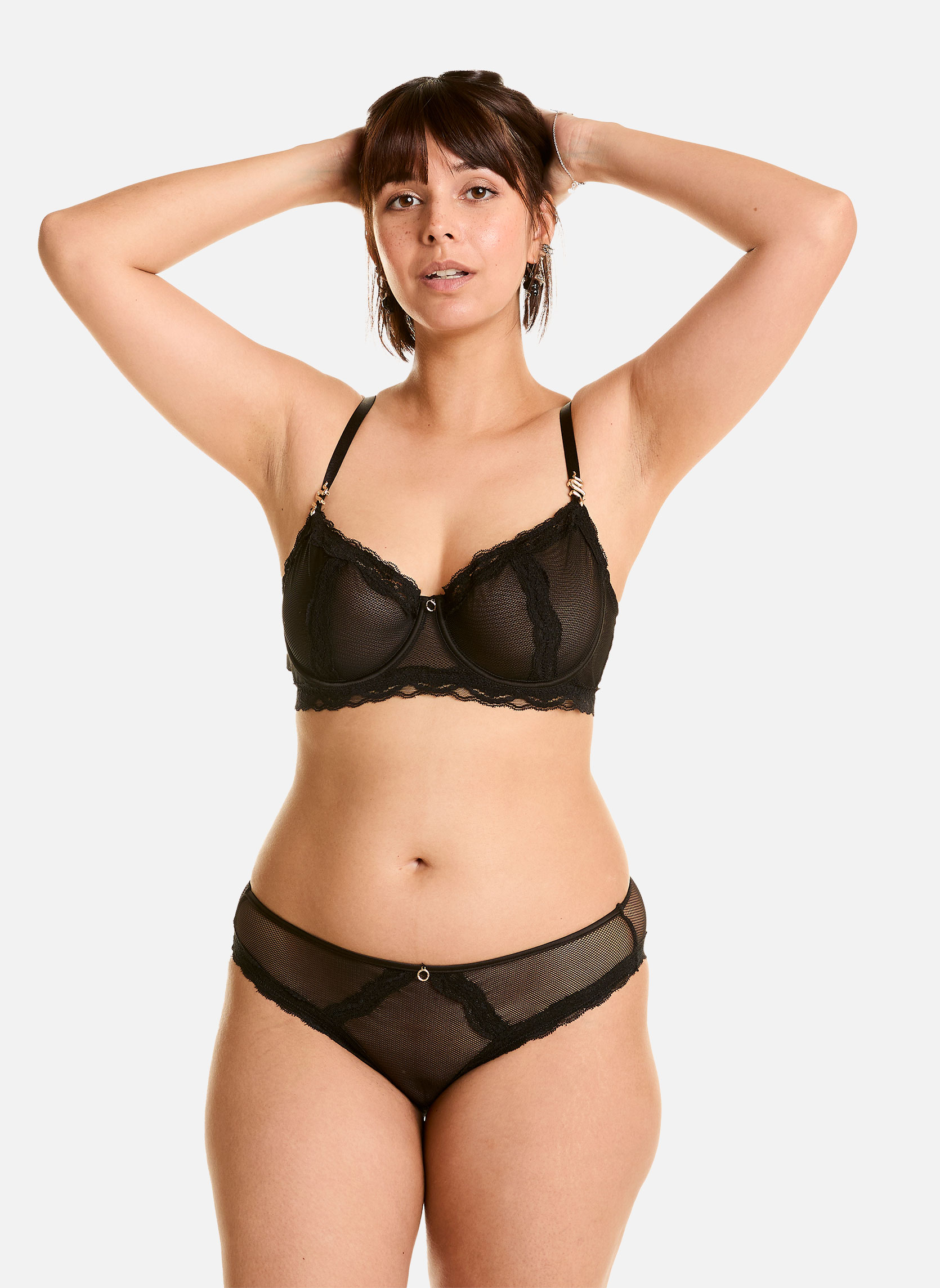 Brassières Soutien-gorge corbeille noir Poison femme noir Pomm'Poire Brassières Soutien-gorge corbeille noir Poison femme noir Noir
