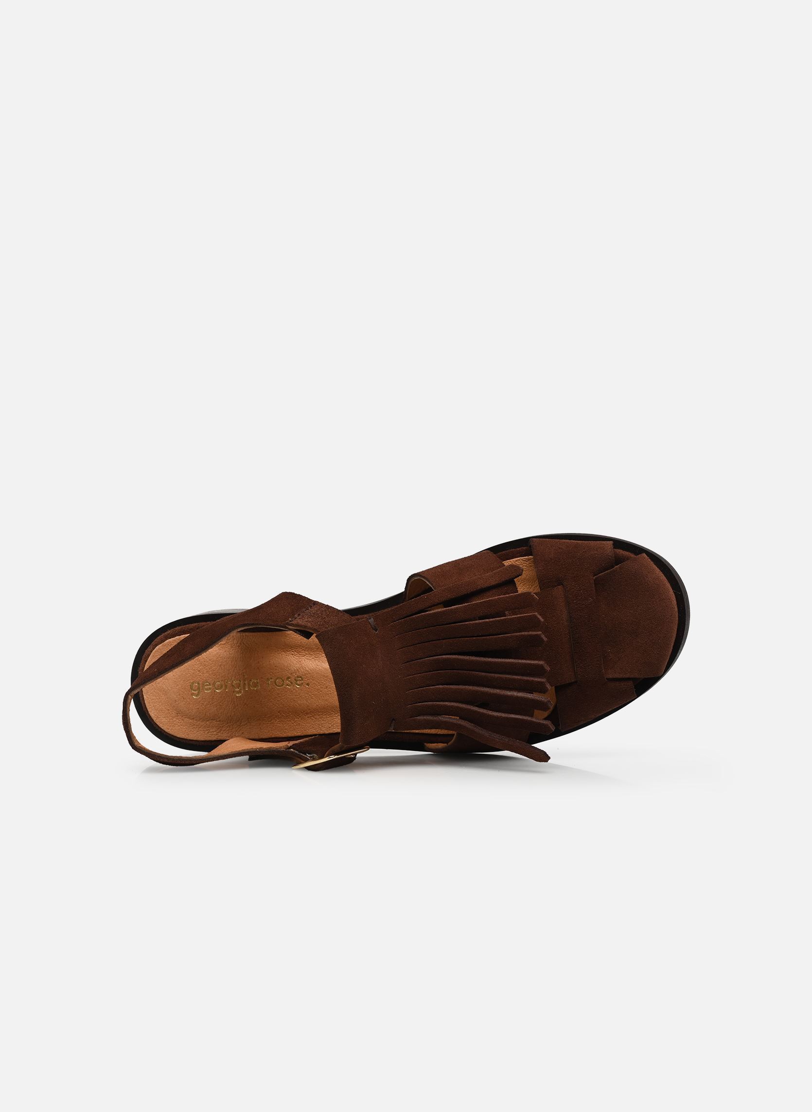 Platte sandalen Assama dames bruin Georgia Rose Platte sandalen Assama dames bruin CHOCOLAT