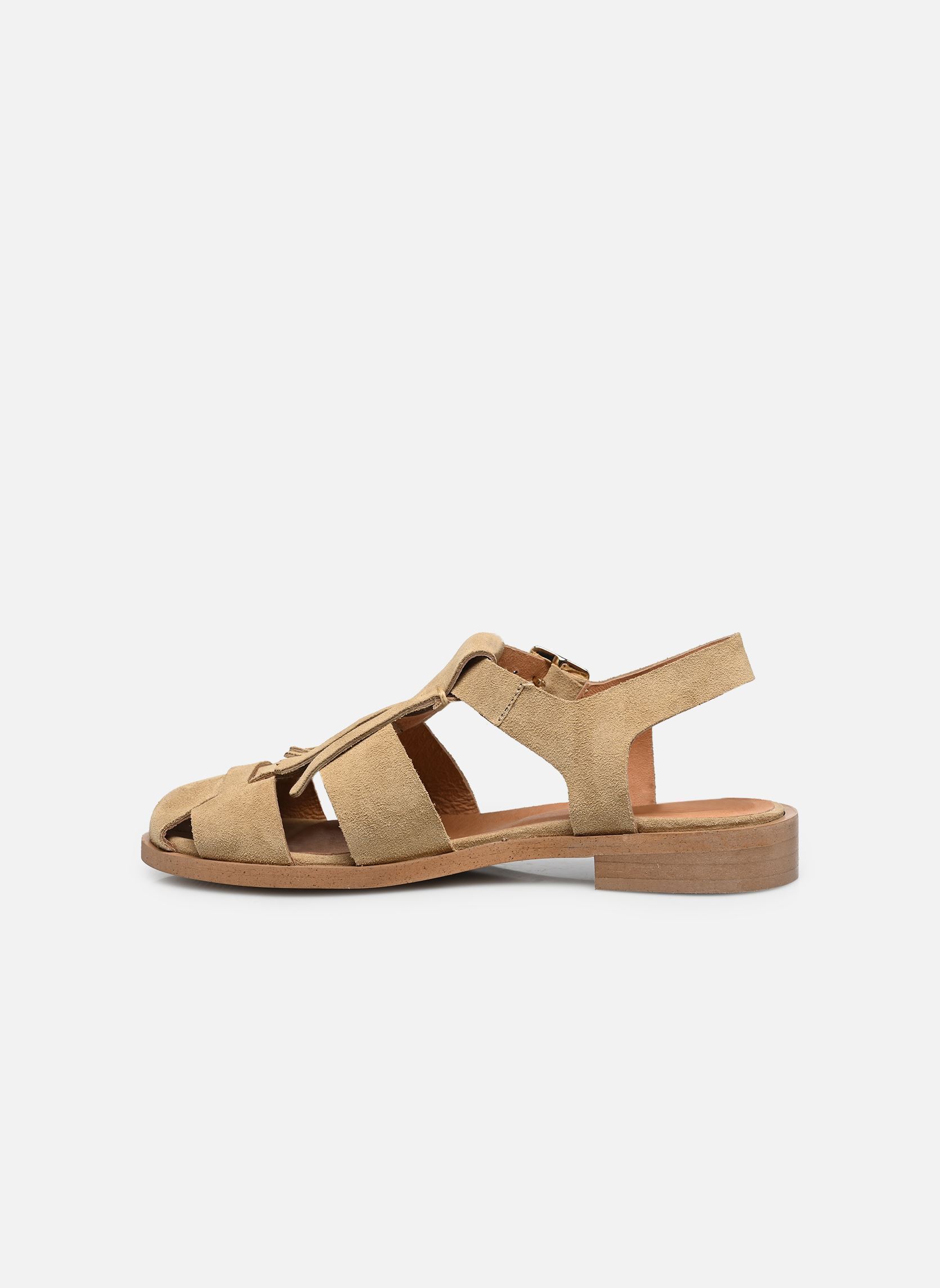 Sandales plates Assama femme beige Georgia Rose Sandales plates Assama femme beige BEIGE