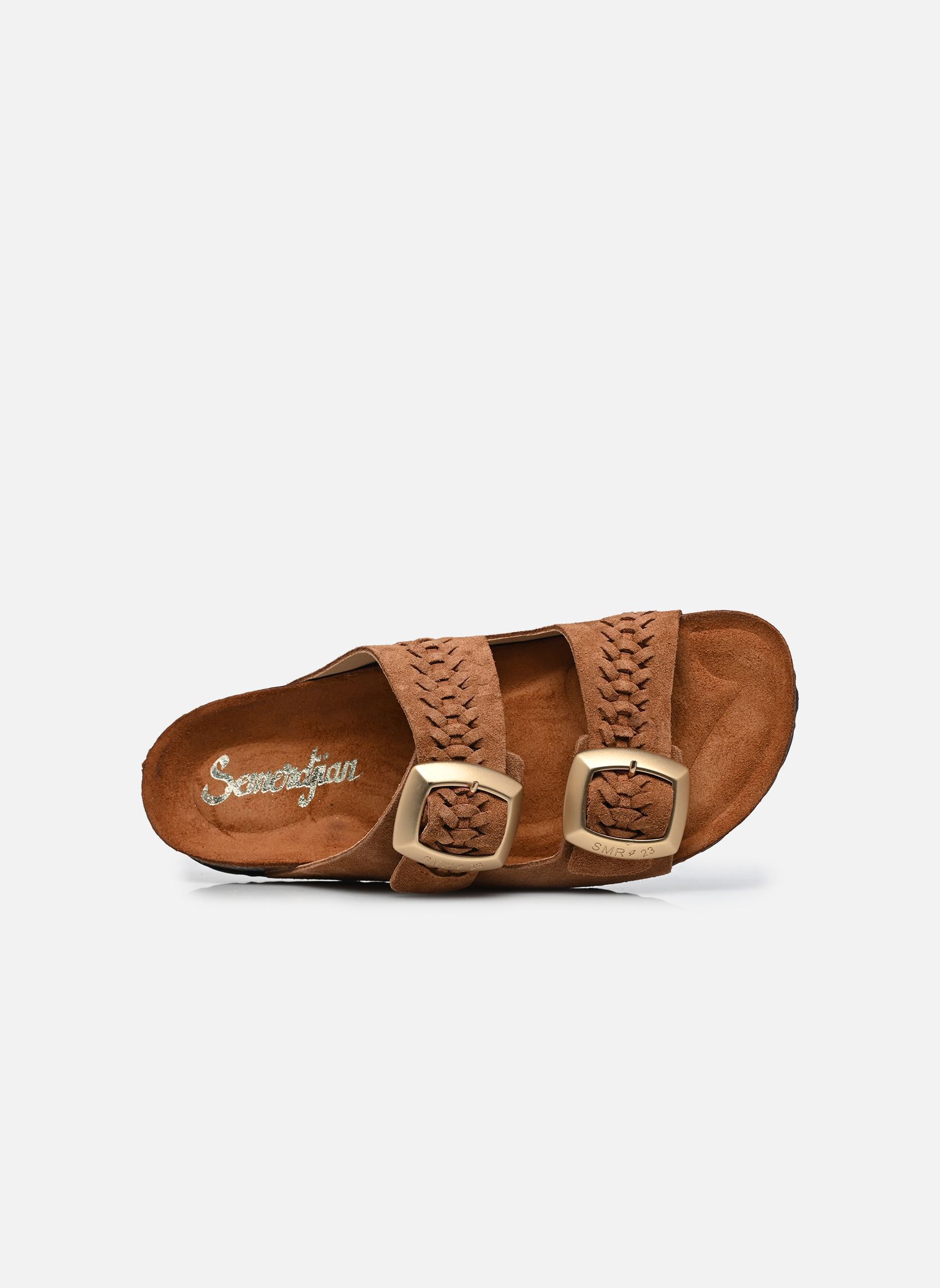 Mules Astrid Crosta femme marron Semerdjian Mules Astrid Crosta femme marron COGNAC