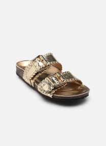 Pantoletten Ariana Crack damen gold und bronze Semerdjian Pantoletten Ariana Crack damen gold und bronze PLATINO