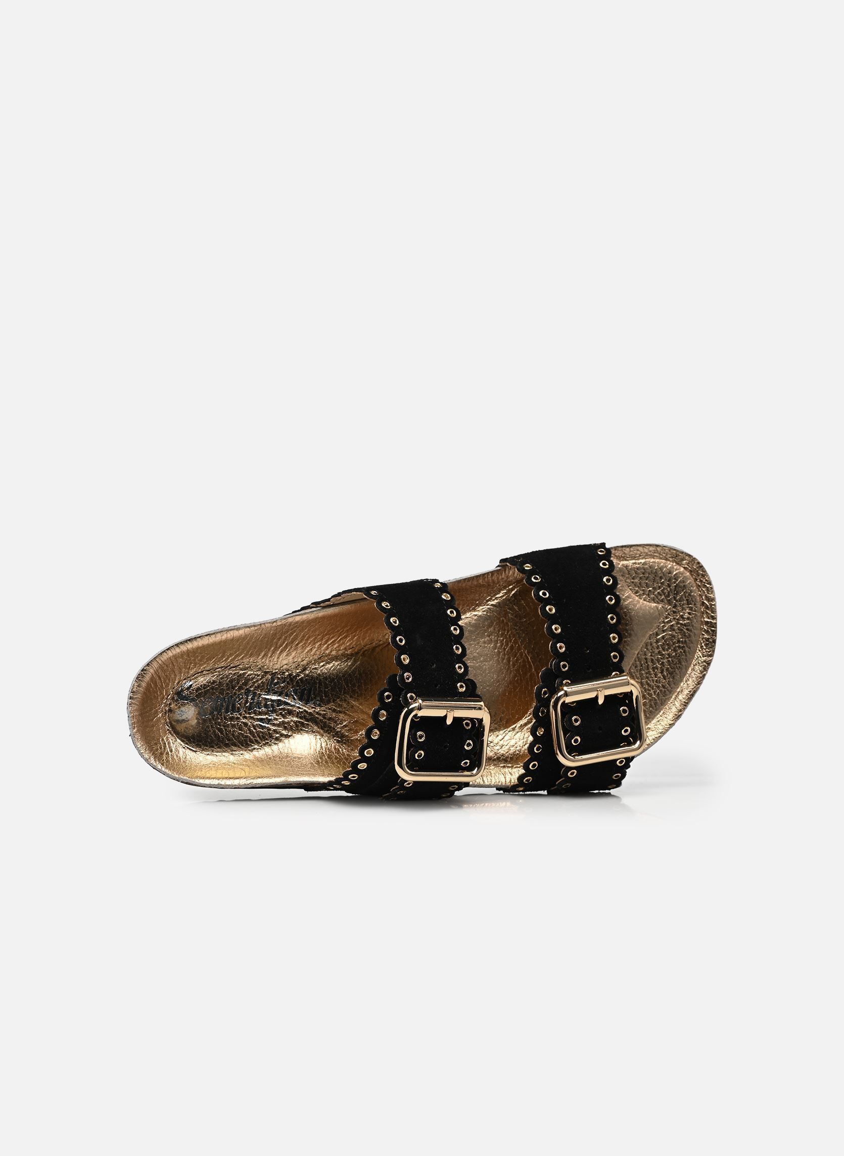 Mules Ariana Crosta femme noir Semerdjian Mules Ariana Crosta femme noir NERO