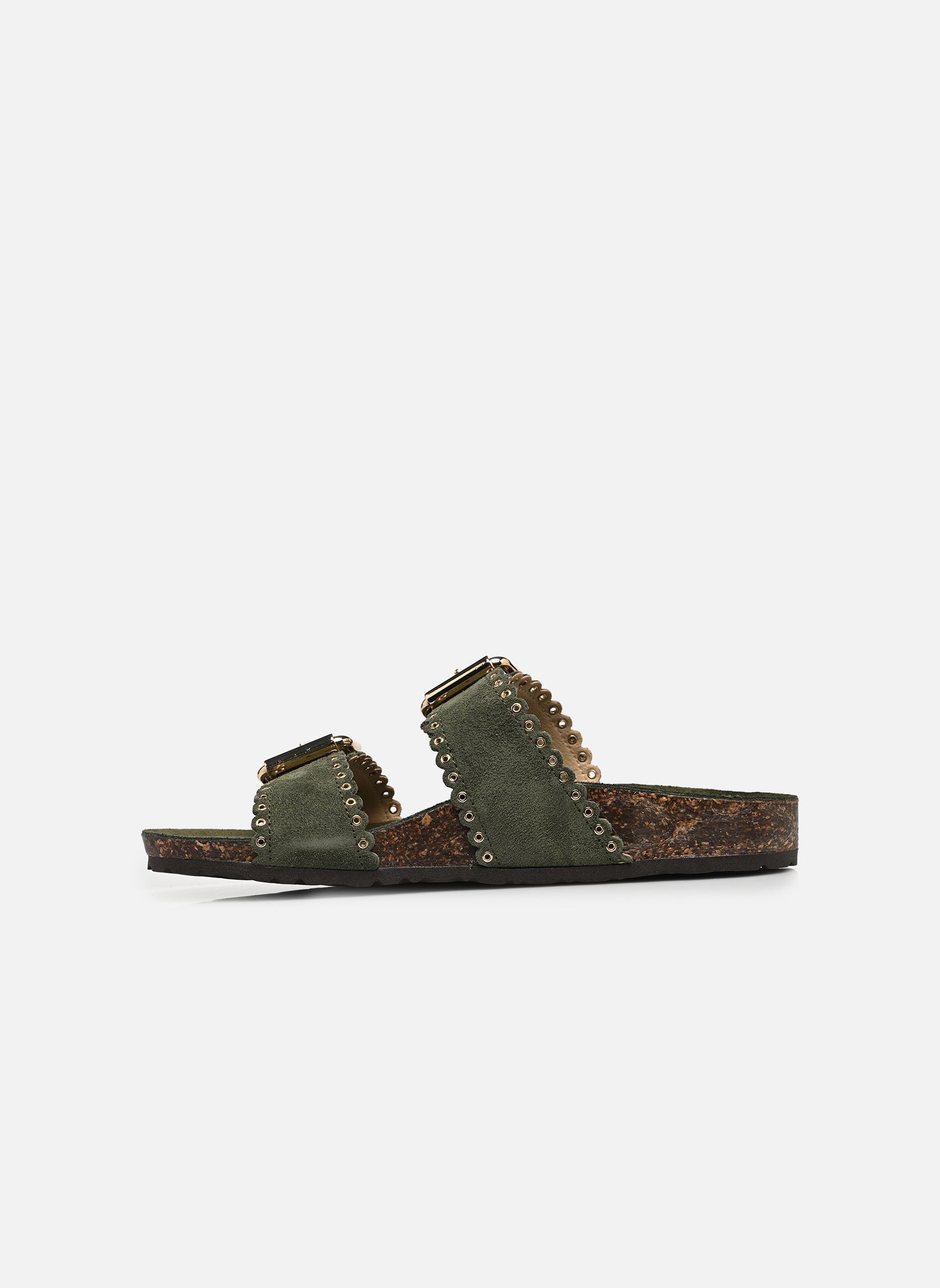 Mules Ariana Crosta femme vert Semerdjian Mules Ariana Crosta femme vert KAKI