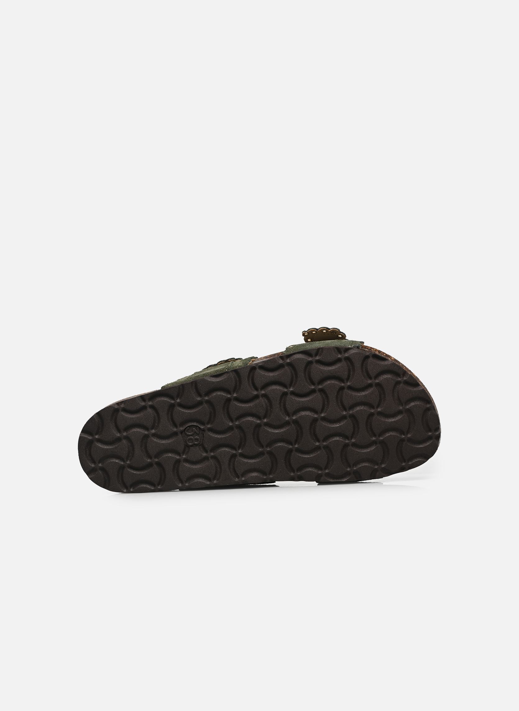 Mules Ariana Crosta femme vert Semerdjian Mules Ariana Crosta femme vert KAKI