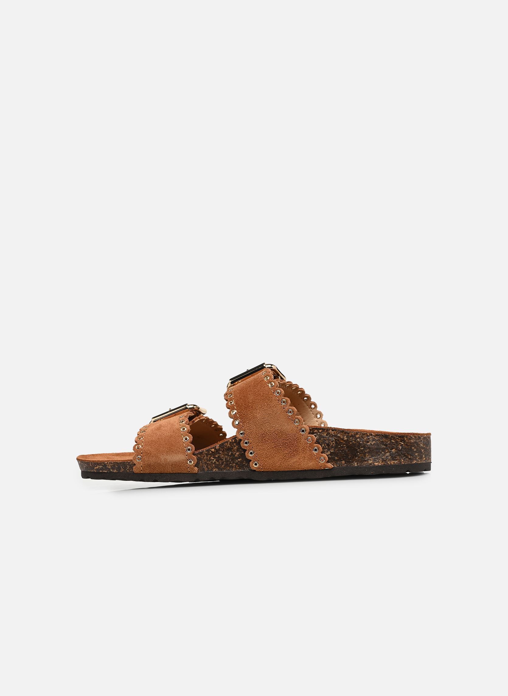 Mules Ariana Crosta femme marron Semerdjian Mules Ariana Crosta femme marron COGNAC