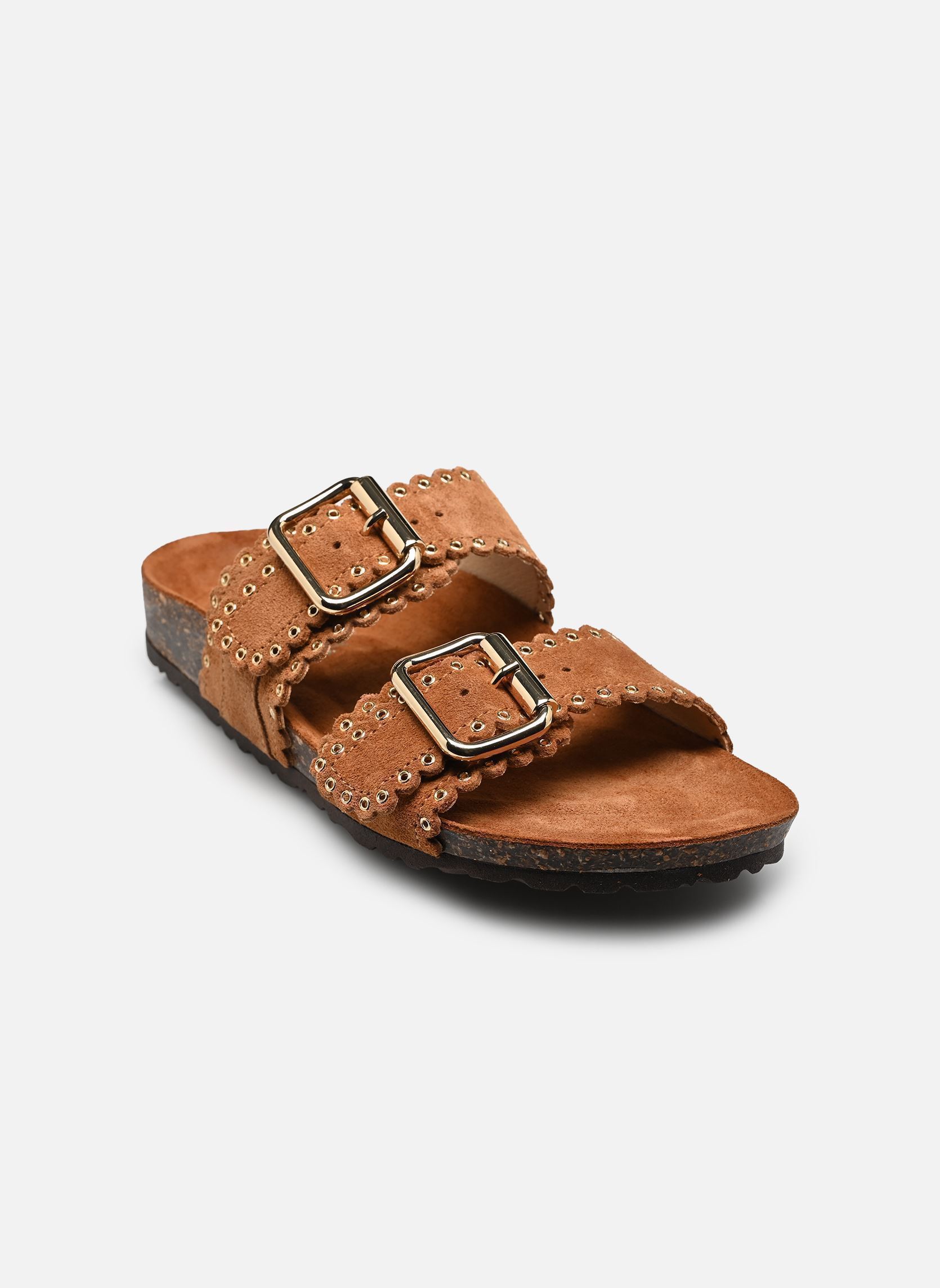 Mules Ariana Crosta femme marron Semerdjian Mules Ariana Crosta femme marron COGNAC