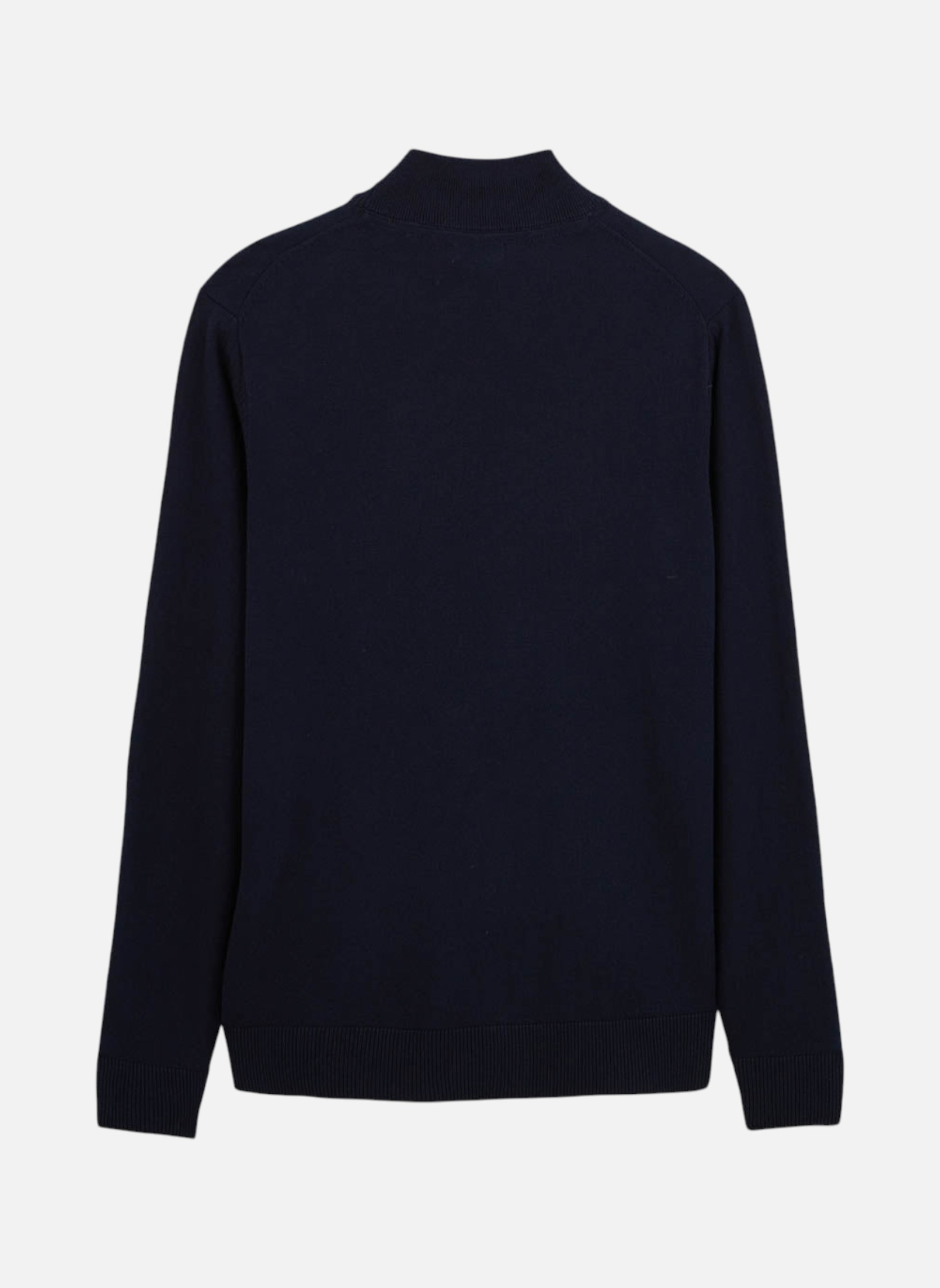 Pull pour senior en coton bleu