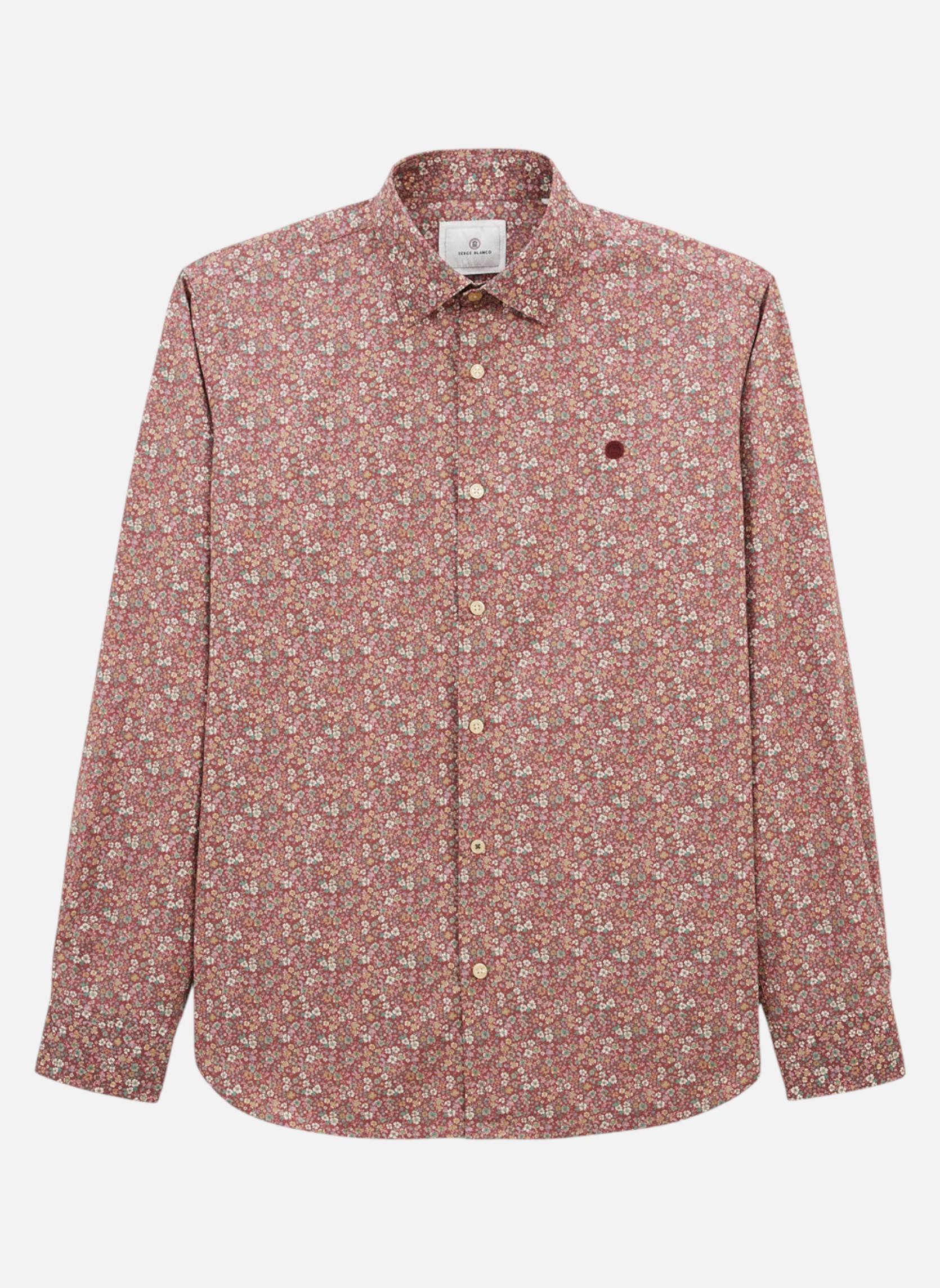 Chemises Charles homme bordeaux Serge Blanco Chemises Charles homme bordeaux Bordeaux
