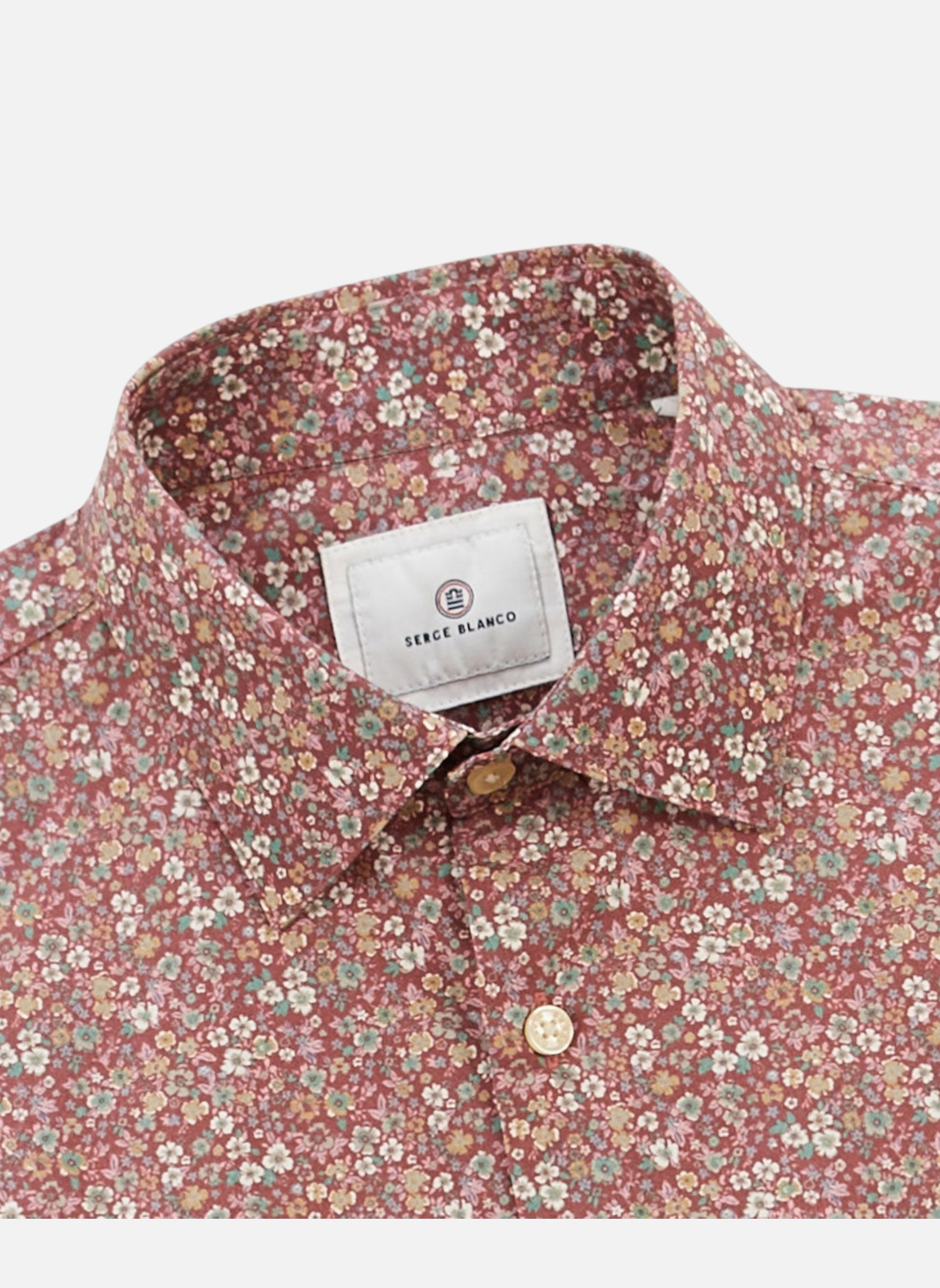 Chemises Charles homme bordeaux Serge Blanco Chemises Charles homme bordeaux Bordeaux