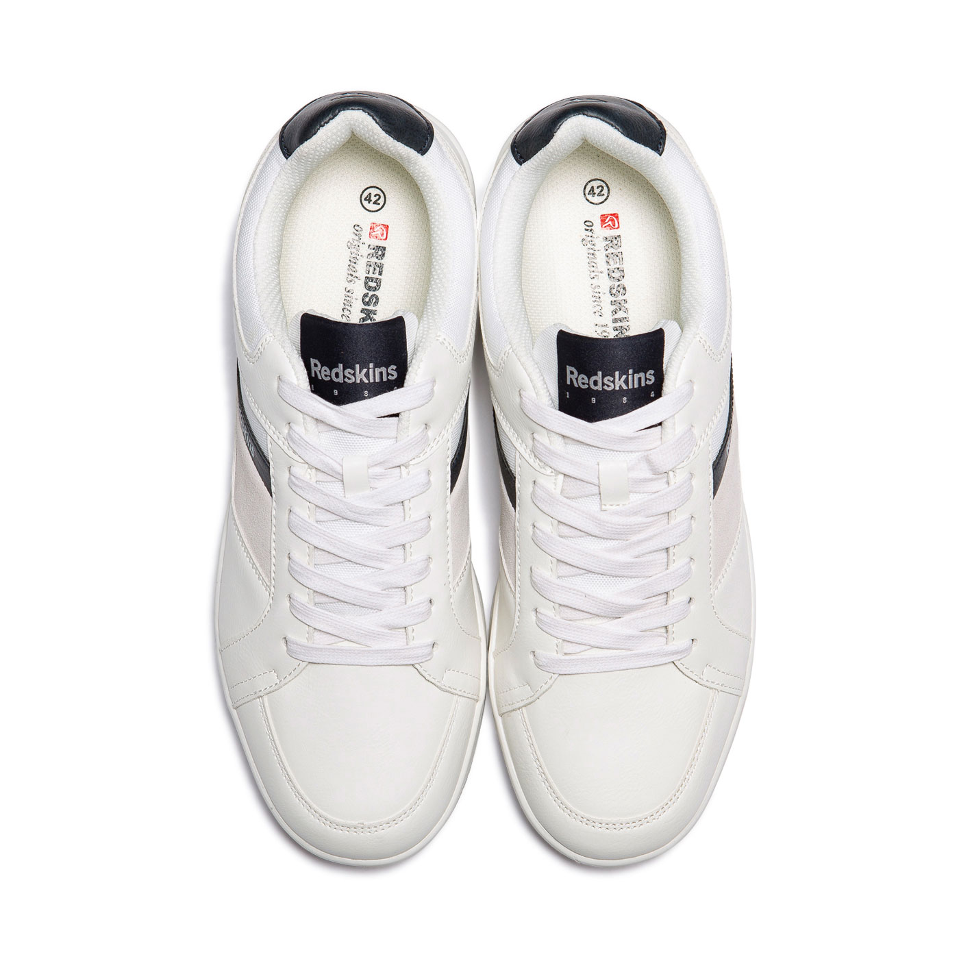 Baskets Dunlop Indoor Court Squash Homme - UK12 - Blanc/marine - Occasion