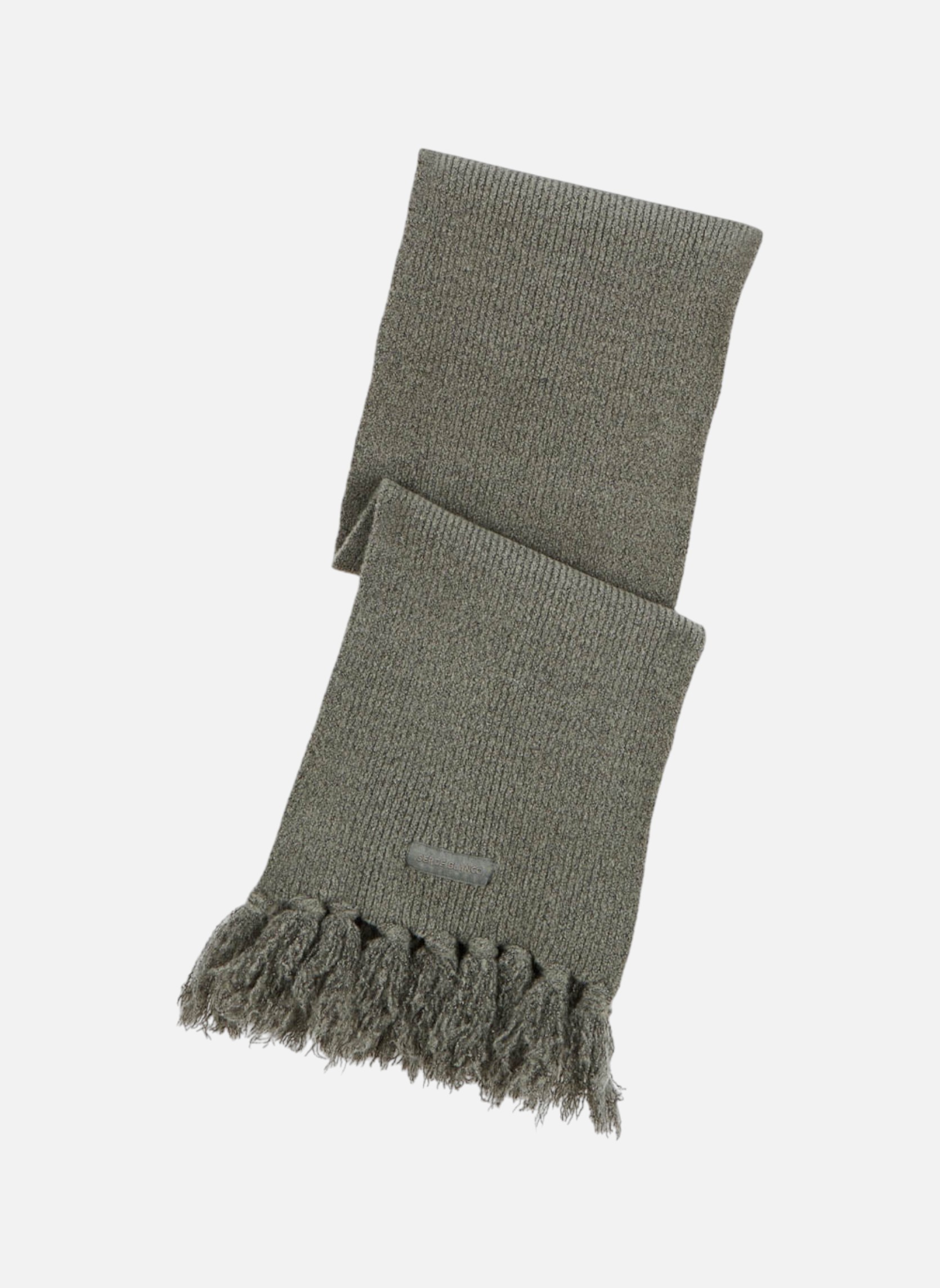 Echarpes Echarpe homme gris Serge Blanco Echarpes Echarpe homme gris Gris chiné