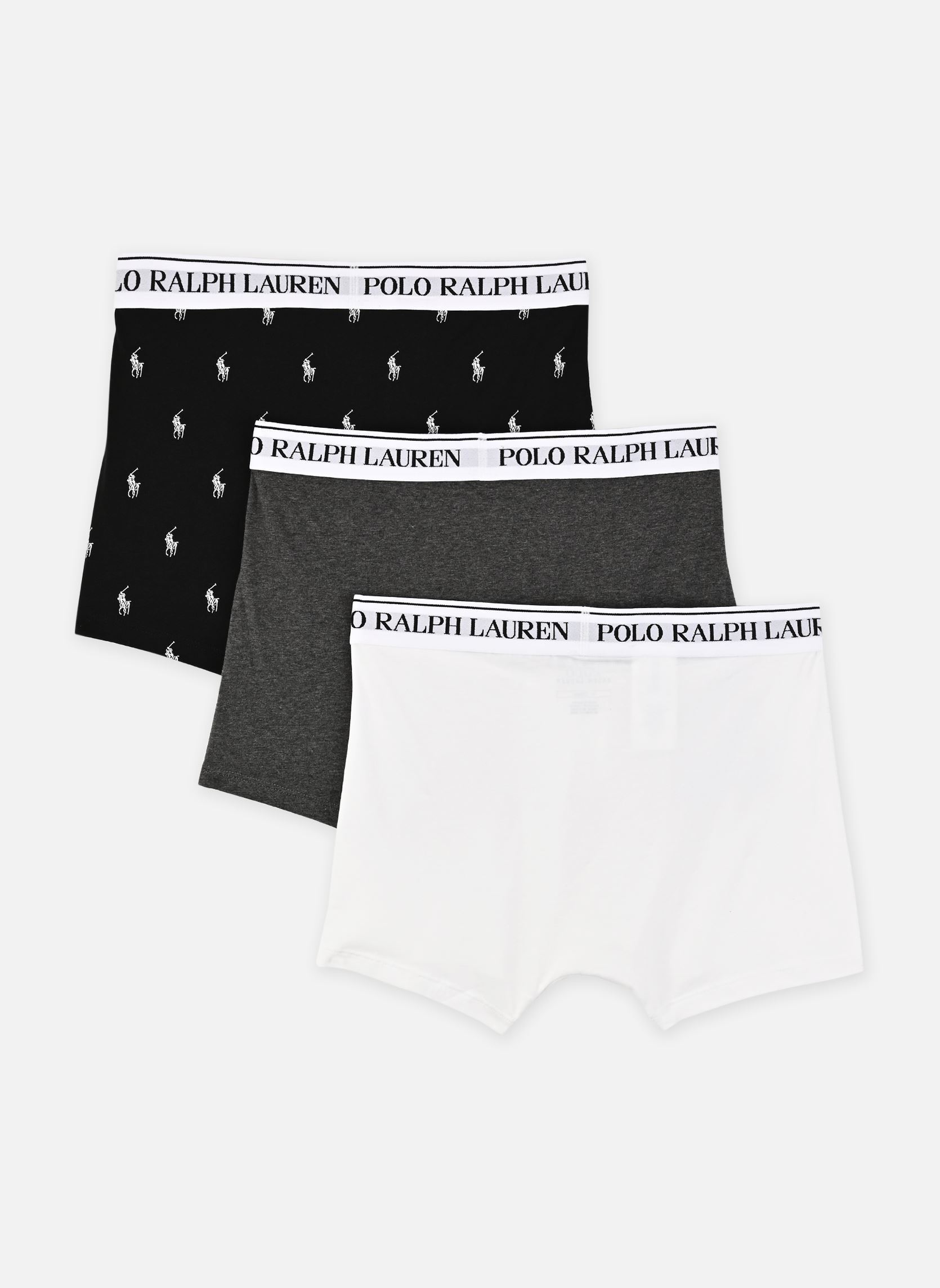 Sportunterwäsche Clssic Trunk-3 Pack-Trunk herren mehrfarbig Polo Ralph Lauren Sportunterwäsche Clssic Trunk-3 Pack-Trunk herren mehrfarbig 3PK WHT/BRCLY HTR/BLK AOPP