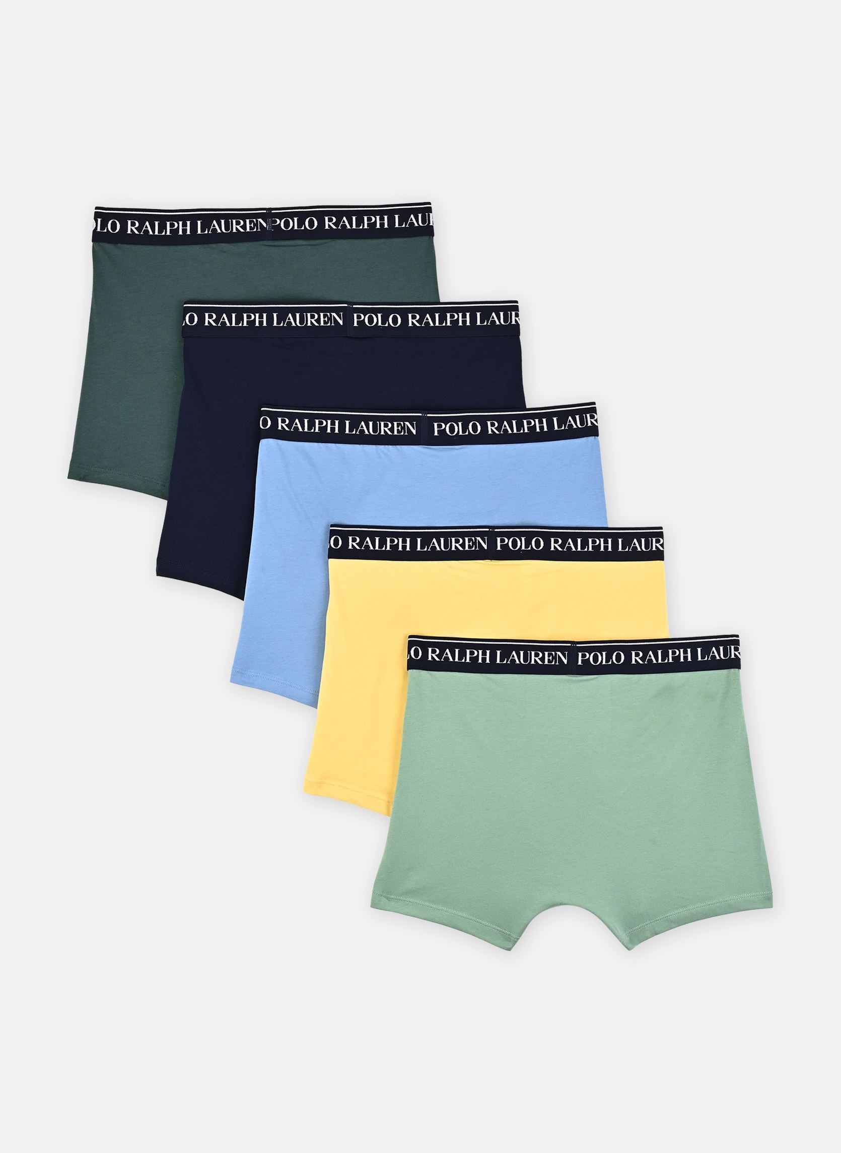 Sous-vêtements de sport Clssic Trunk-5 Pack-Trunk homme multicolore Polo Ralph Lauren Sous-vêtements de sport Clssic Trunk-5 Pack-Trunk homme multicolore 5PK NVY/MINT/YLLW/GRN/BLU