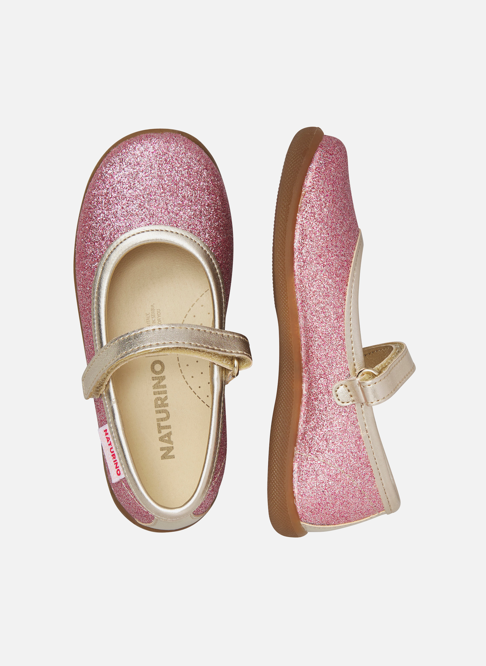 Ballerines Ballerines PAVIA 2 Rose-Platine- fille rose Naturino Ballerines Ballerines PAVIA 2 Rose-Platine- fille rose Rose clair