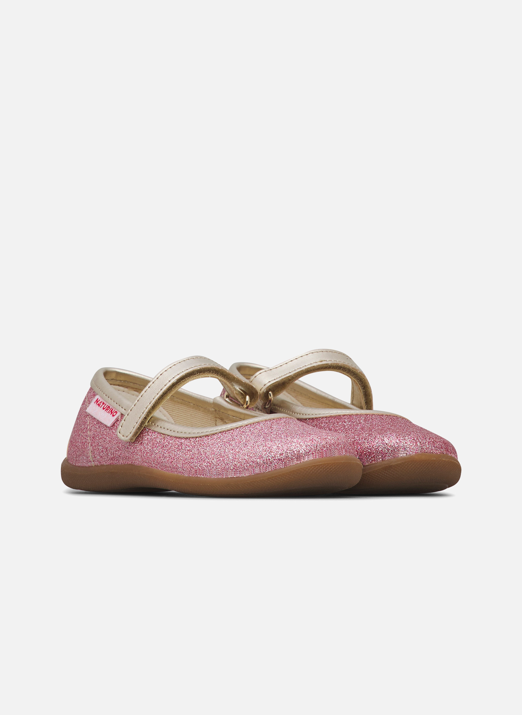 Ballerines Ballerines PAVIA 2 Rose-Platine- fille rose Naturino Ballerines Ballerines PAVIA 2 Rose-Platine- fille rose Rose clair