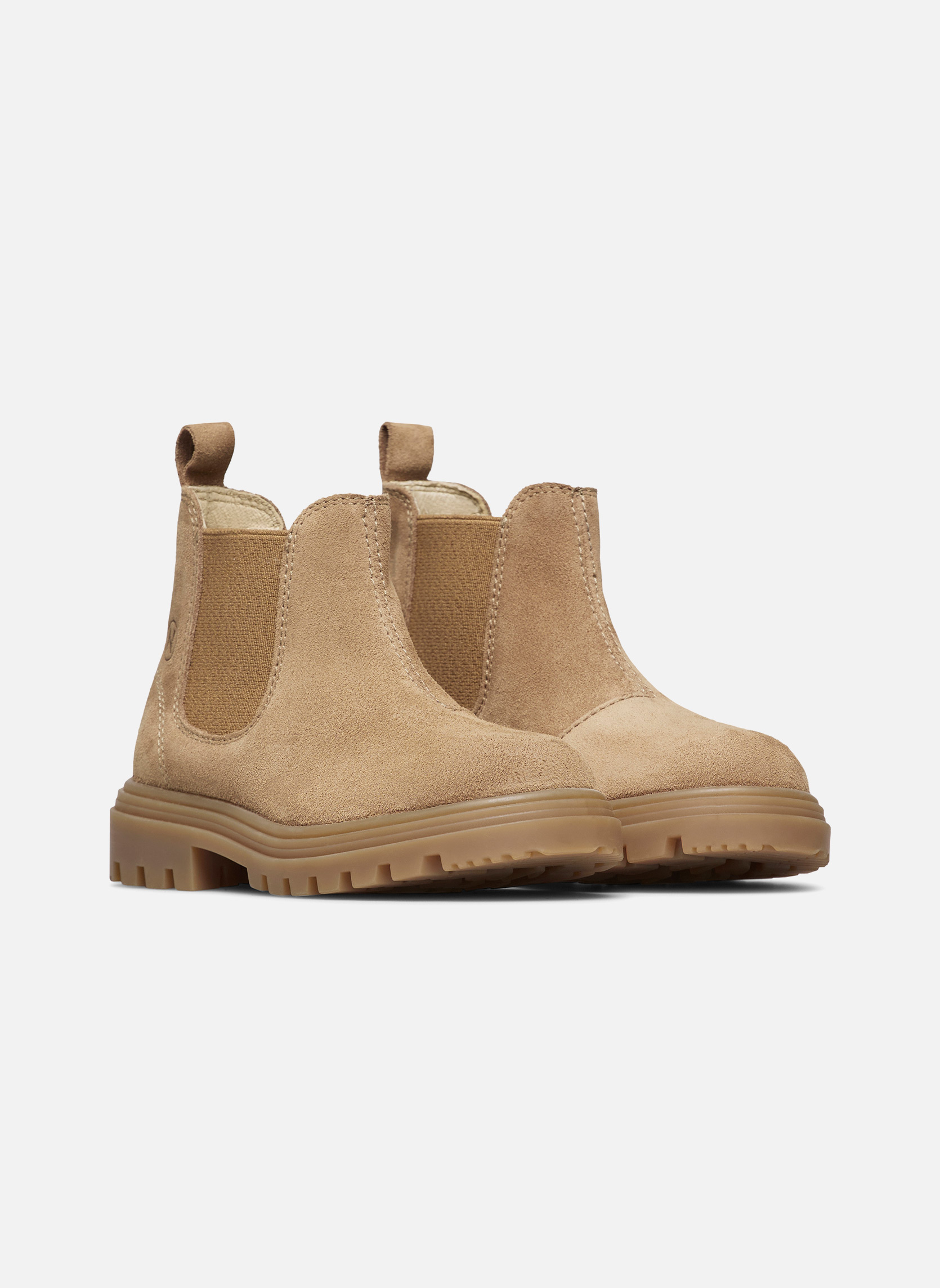 Bottines Naturino En Cuir Nappa Doublé Laine - Couleur Bordeaux, Scratch, Semelle Antidérapante