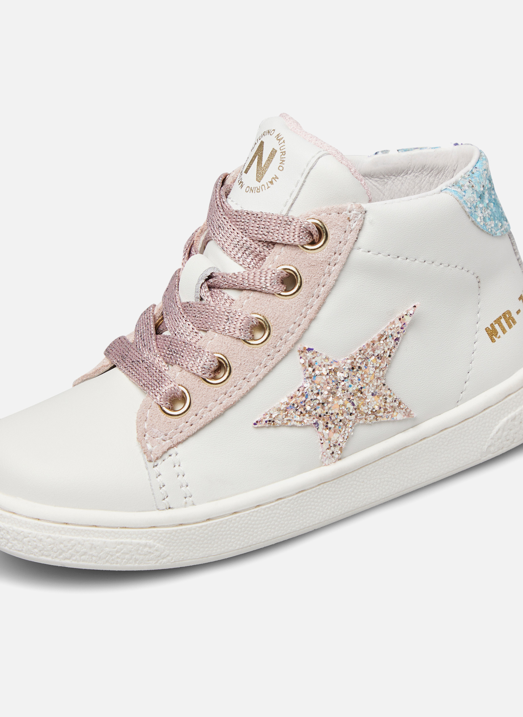Naturino girls Naturino Pinn Vl.Baby Shoe, White, 34 EU