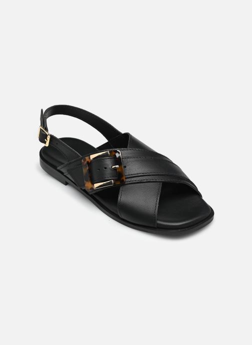 Georgia Rose Platte sandalen Labria dames zwart