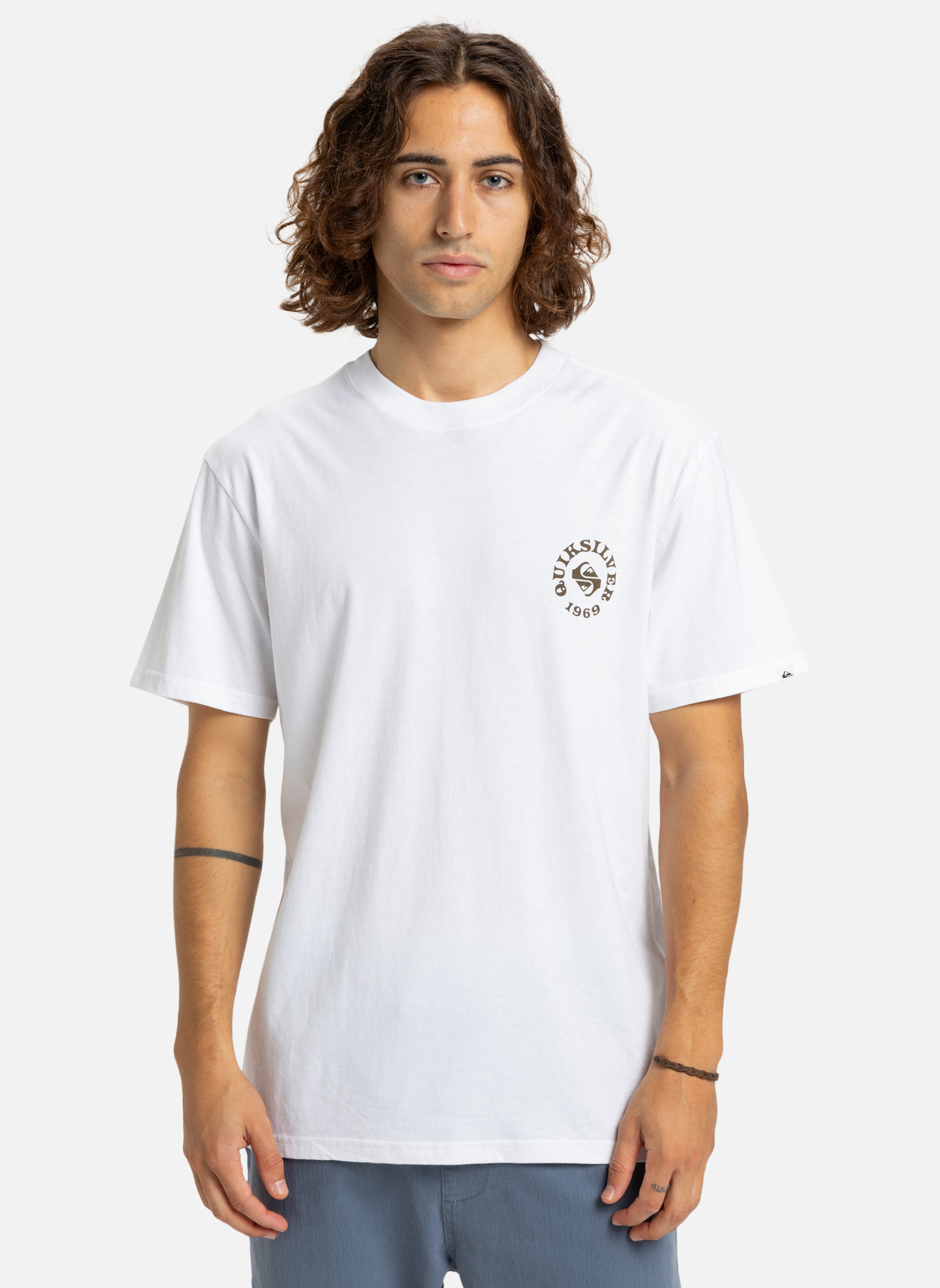 Tee-shirts Ev Summer Salt homme blanc Quiksilver Tee-shirts Ev Summer Salt homme blanc Blanc