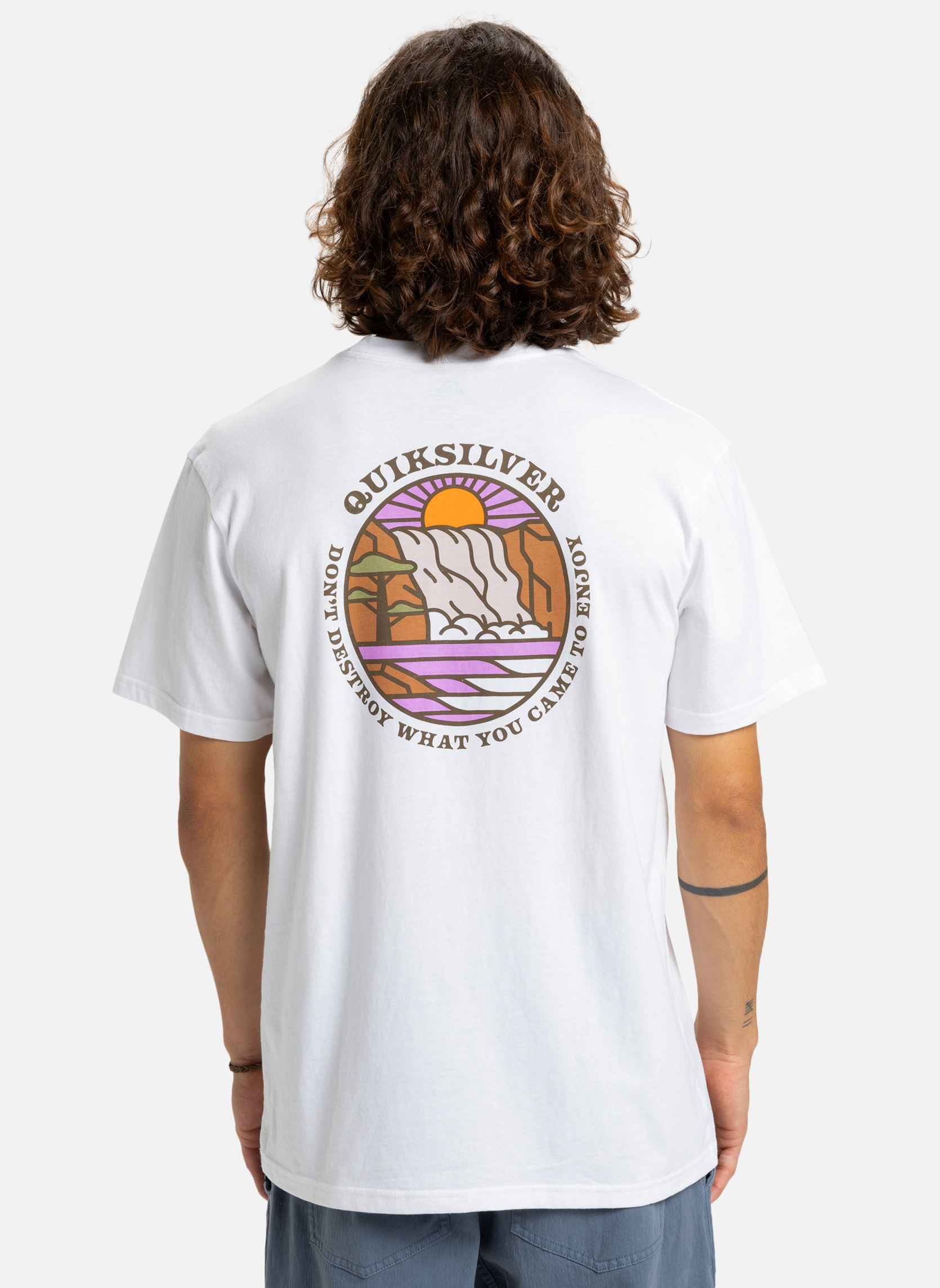 Tee-shirts Ev Summer Salt homme blanc Quiksilver Tee-shirts Ev Summer Salt homme blanc Blanc
