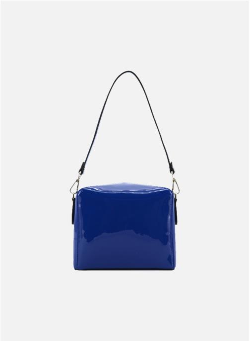 Pourchet Sacs à main Cassetta vernis femme bleu