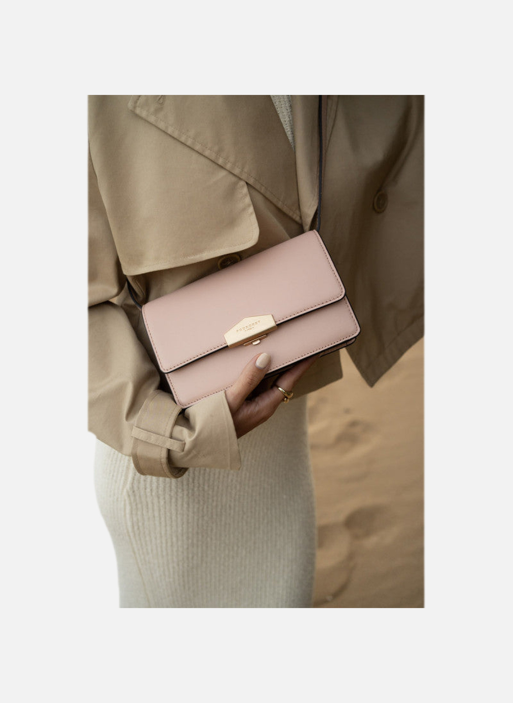 Sacs bandoulière Anjou femme rose Pourchet Sacs bandoulière Anjou femme rose Rose