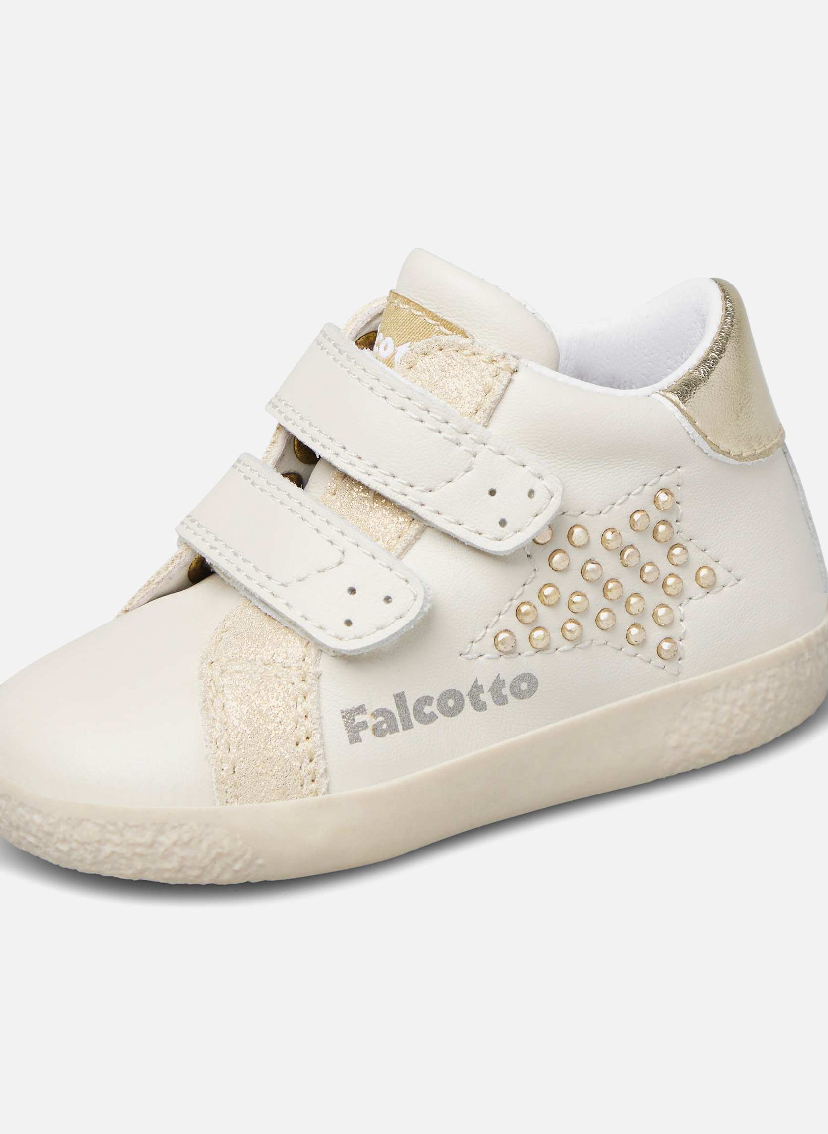 Shin Zip. - Baskets En Similicuir Et Tissu - Blanc-Lilas - Old-Season Shin Zip. - Baskets En Similicuir Et Tissu - Blanc-Lilas - Old-Season
