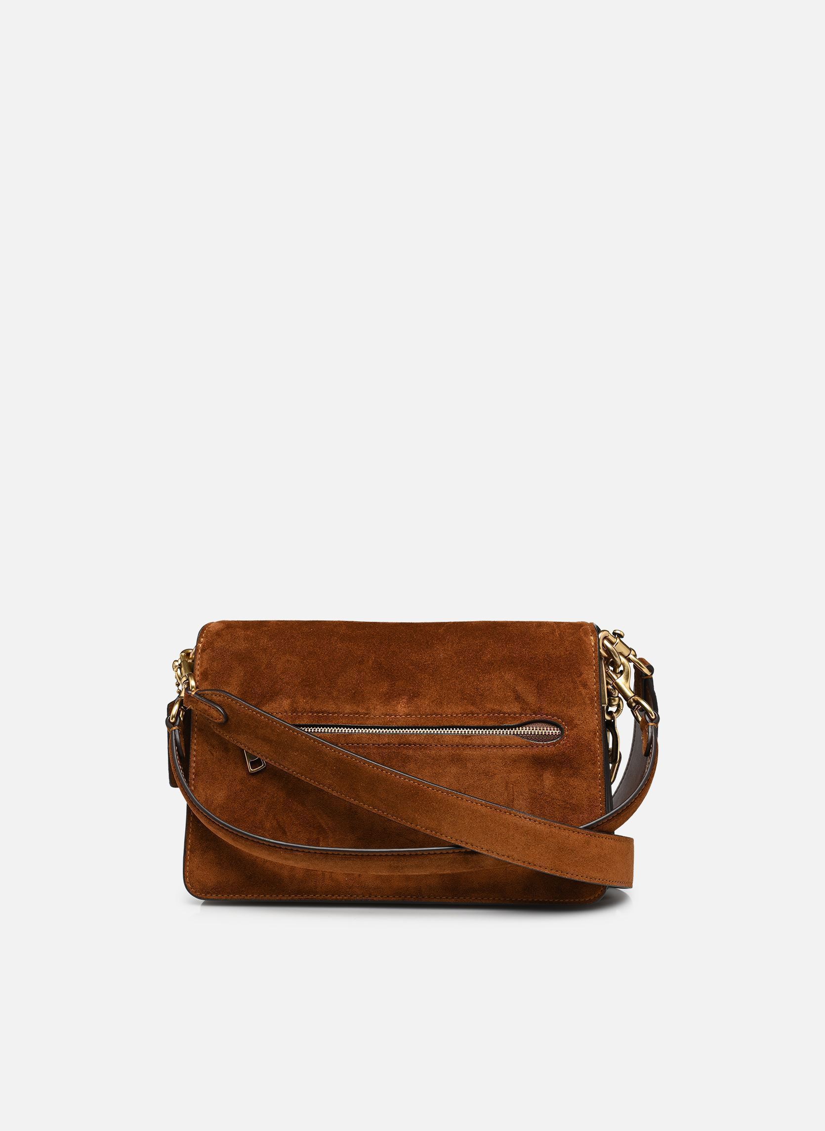 Sacs bandoulière Suede Chain Tabby Shoulder Bag with Chai femme marron Coach Sacs bandoulière Suede Chain Tabby Shoulder Bag with Chai femme marron B4/WARM BROWN
