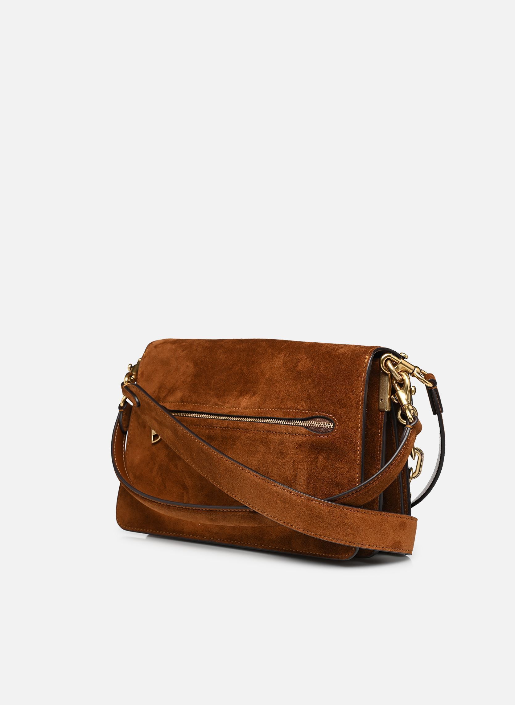 Sacs bandoulière Suede Chain Tabby Shoulder Bag with Chai femme marron Coach Sacs bandoulière Suede Chain Tabby Shoulder Bag with Chai femme marron B4/WARM BROWN