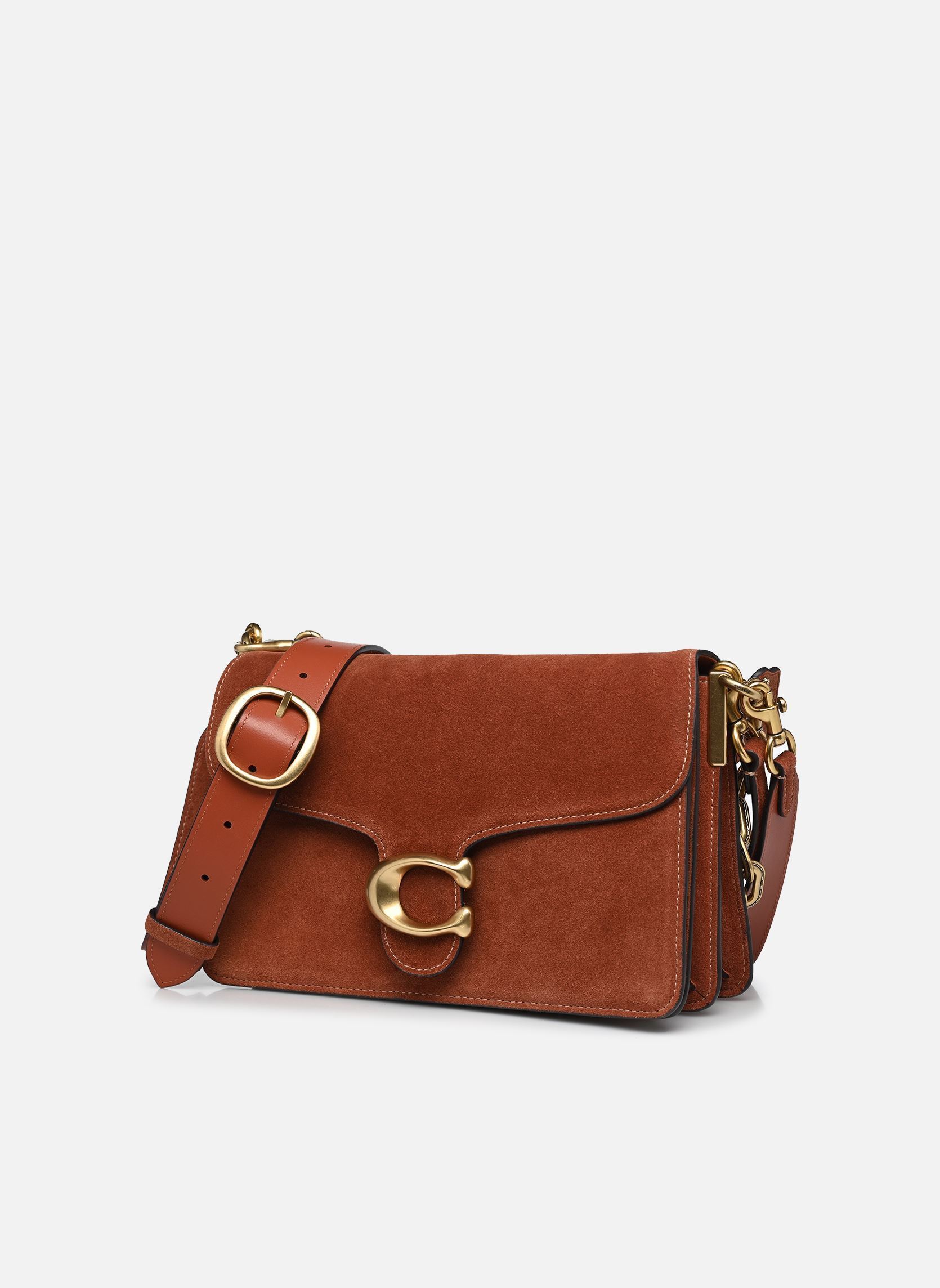 Schoudertassen Suede Chain Tabby Shoulder Bag with Chai dames bruin Coach Schoudertassen Suede Chain Tabby Shoulder Bag with Chai dames bruin B4/CLAY
