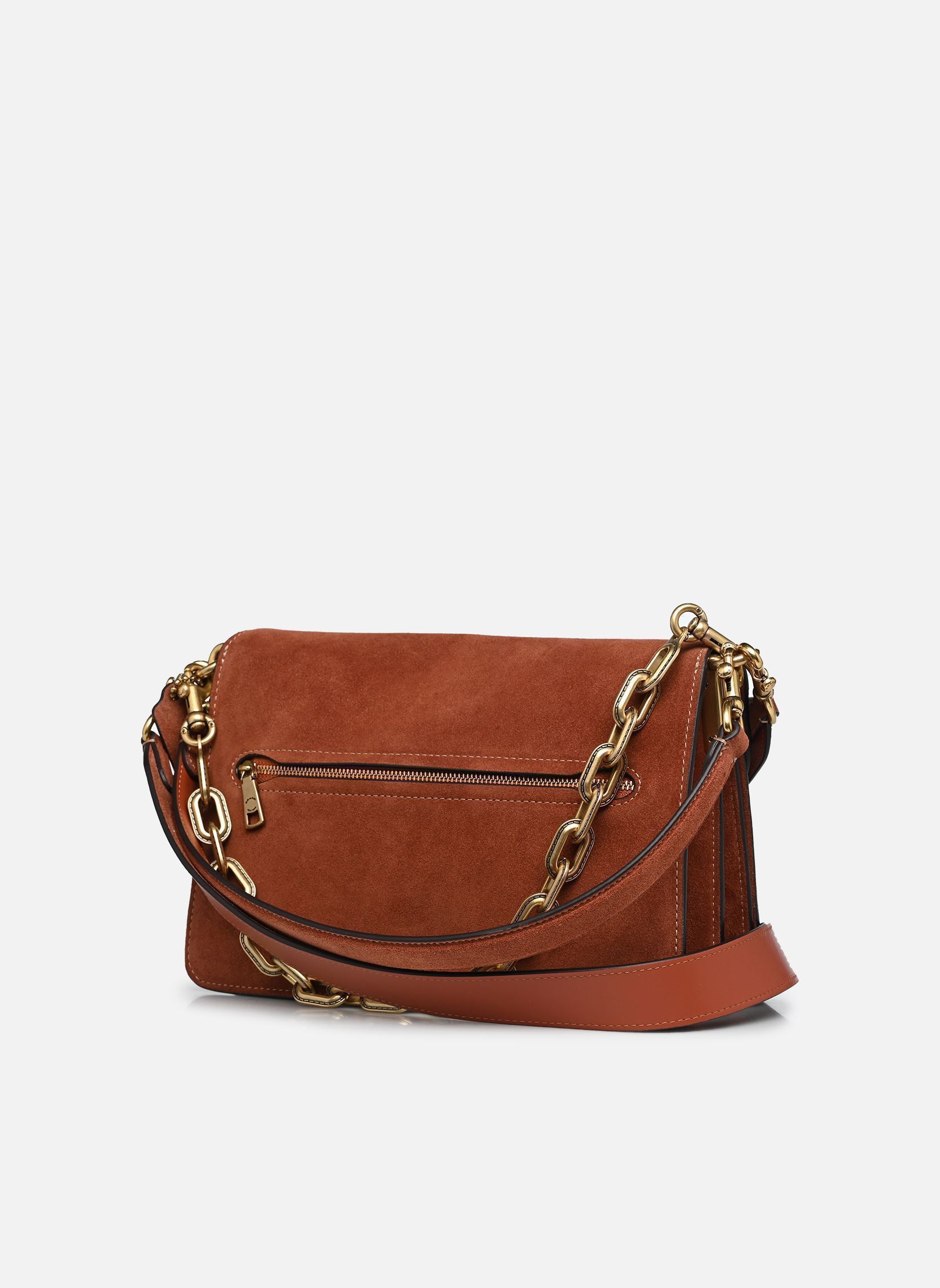 Schoudertassen Suede Chain Tabby Shoulder Bag with Chai dames bruin Coach Schoudertassen Suede Chain Tabby Shoulder Bag with Chai dames bruin B4/CLAY