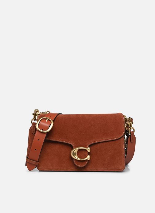 Coach Umhängetaschen Suede Chain Tabby Shoulder Bag with Chai damen braun