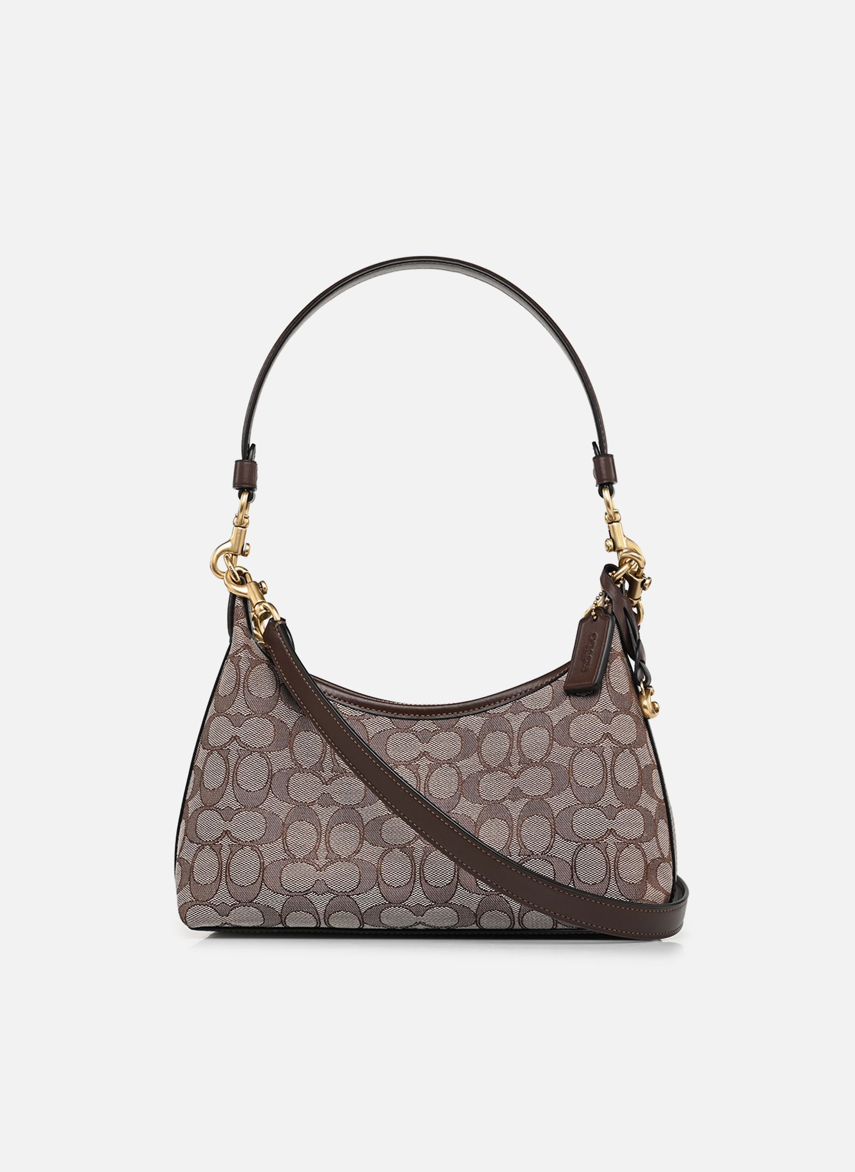 Sacs bandoulière Signature Jacquard Juliet Shoulder Bag 2 femme marron Coach Sacs bandoulière Signature Jacquard Juliet Shoulder Bag 2 femme marron B4/OAK MAPLE