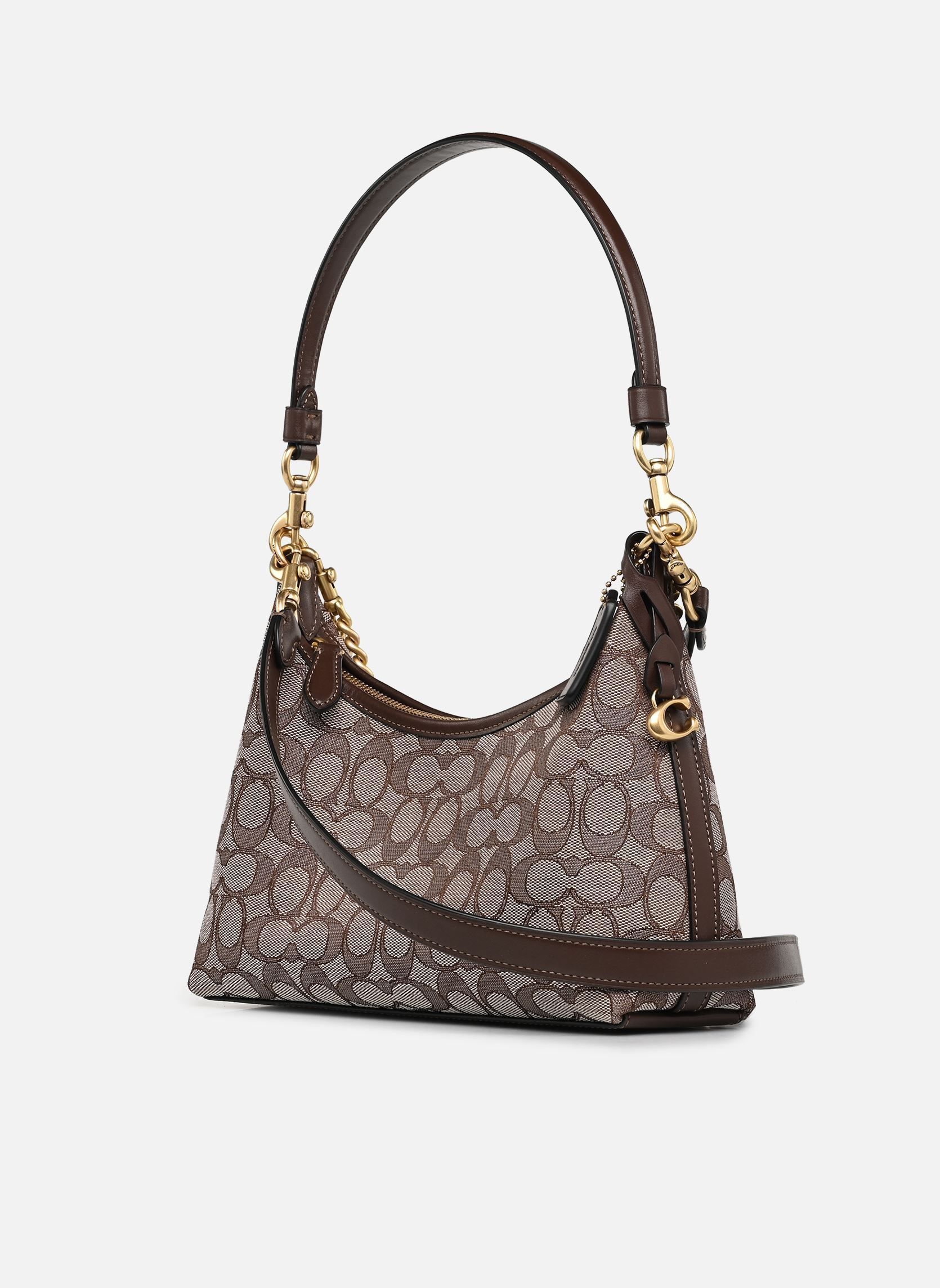 Sacs bandoulière Signature Jacquard Juliet Shoulder Bag 2 femme marron Coach Sacs bandoulière Signature Jacquard Juliet Shoulder Bag 2 femme marron B4/OAK MAPLE