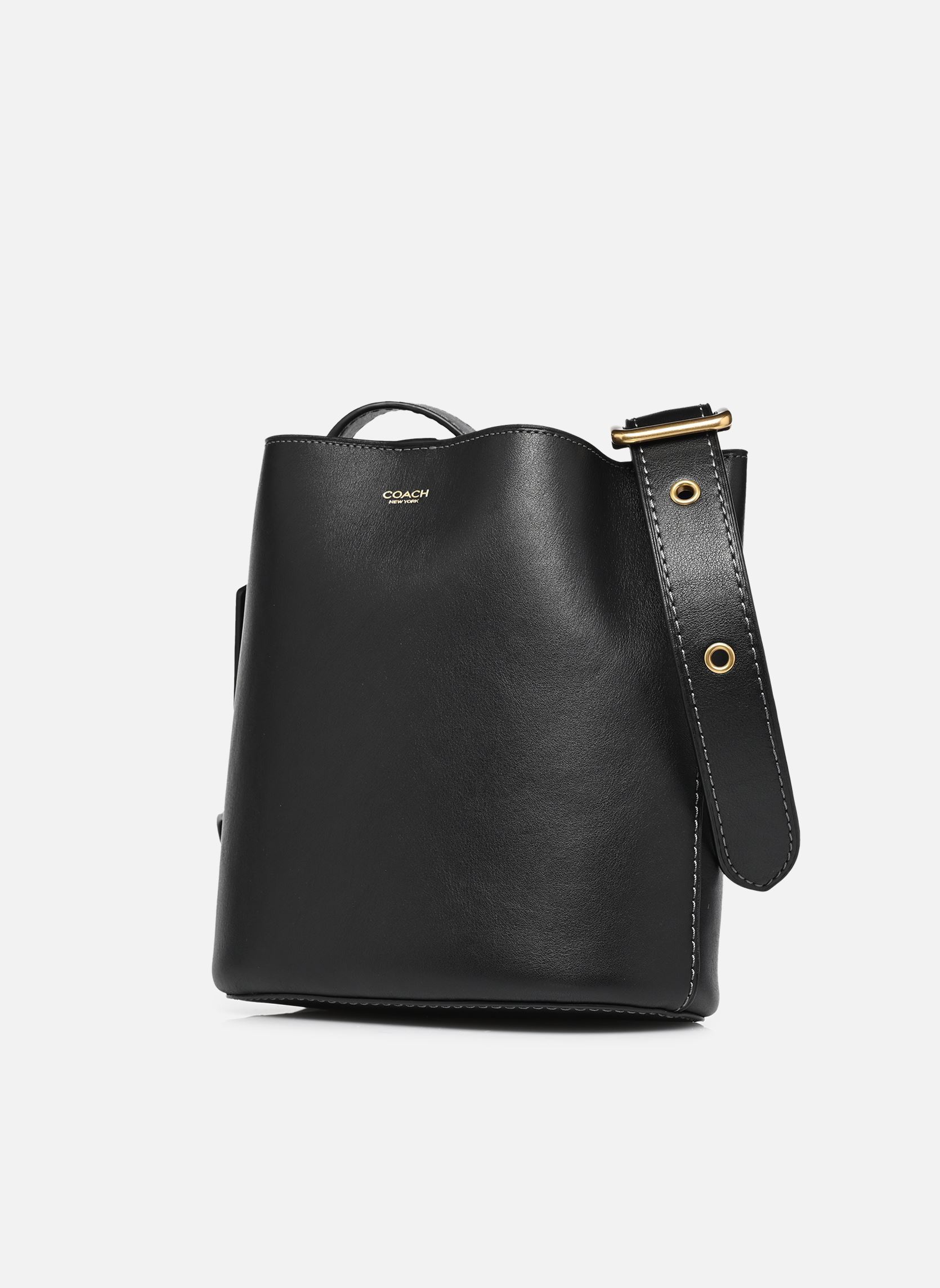 Sacs bandoulière Natural Grain Leather Bleecker Bucket Ba femme noir Coach Sacs bandoulière Natural Grain Leather Bleecker Bucket Ba femme noir B4/BLACK