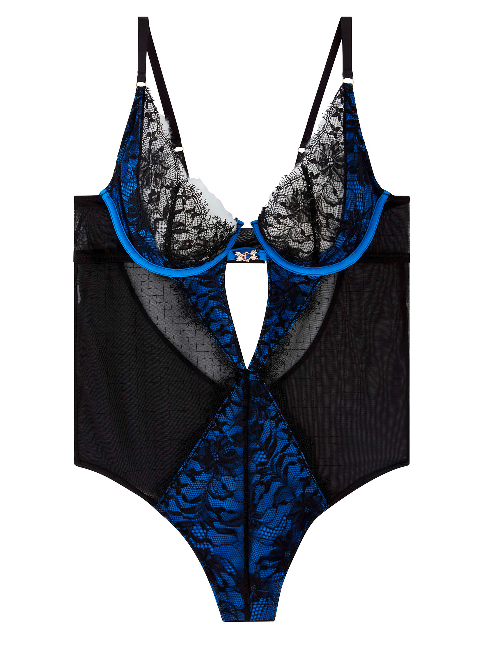 Brassières Body tanga noir/bleu Alcove femme noir Pomm'Poire Brassières Body tanga noir/bleu Alcove femme noir Noir