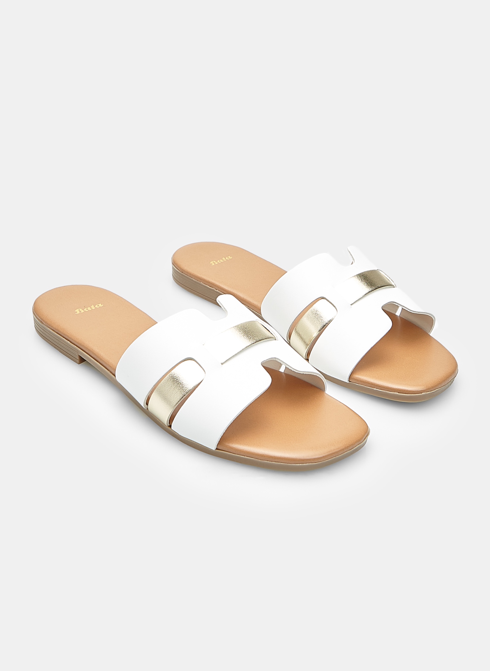 Mules 5611103 femme blanc Bata Mules 5611103 femme blanc Blanc