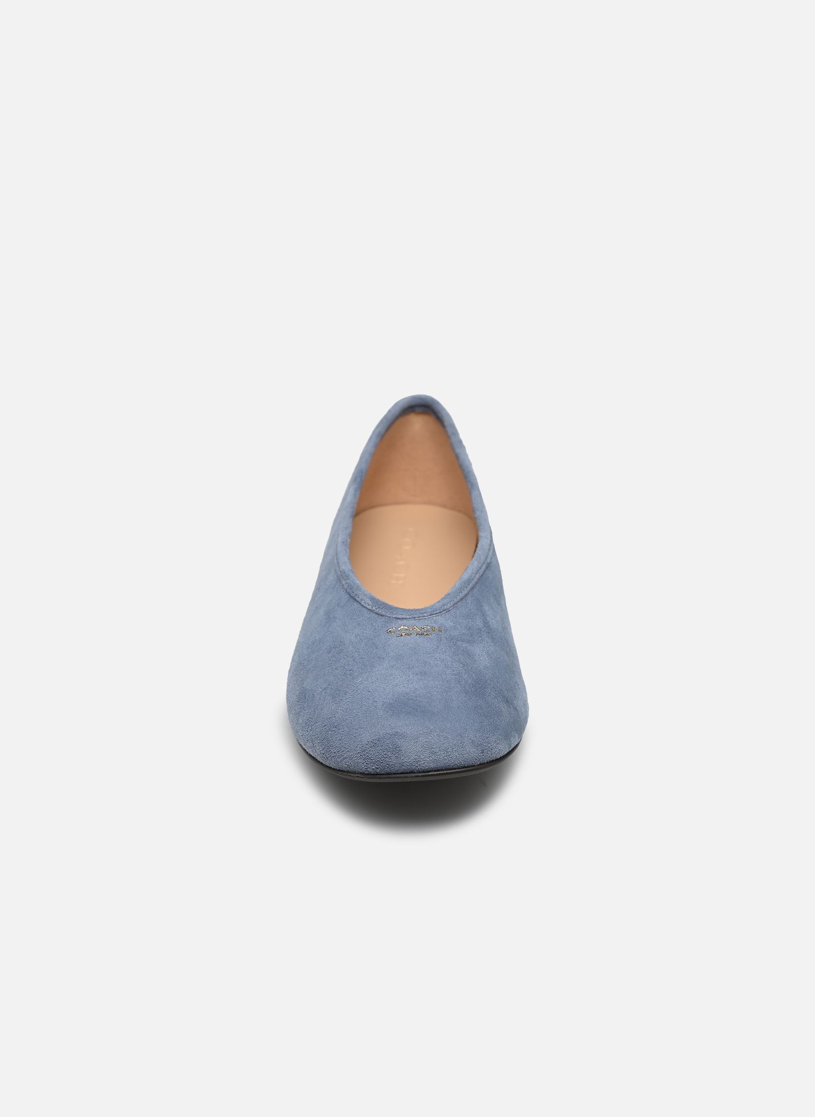 Ballerines classiques Houston Suede Ballet Flat femme bleu Coach Ballerines classiques Houston Suede Ballet Flat femme bleu LIGHT DENIM